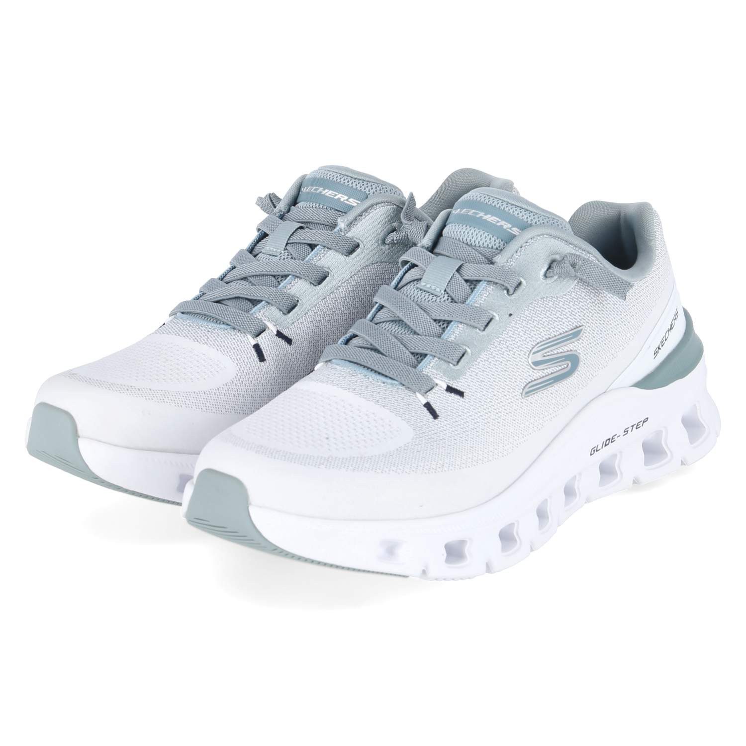 Skechers Skechers 233132 WLB Herren Textil & Synthetik weiss Schnürschuh