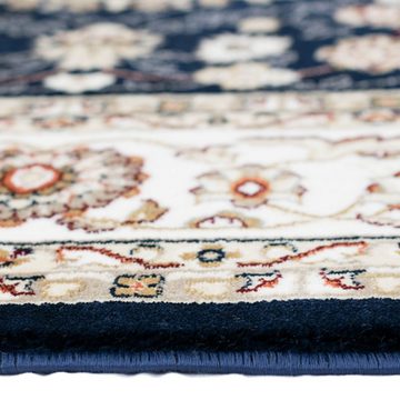 Teppich Eleganter Orientteppich mit wunderschönen Verzierungen, in blau, Carpetia, rechteckig