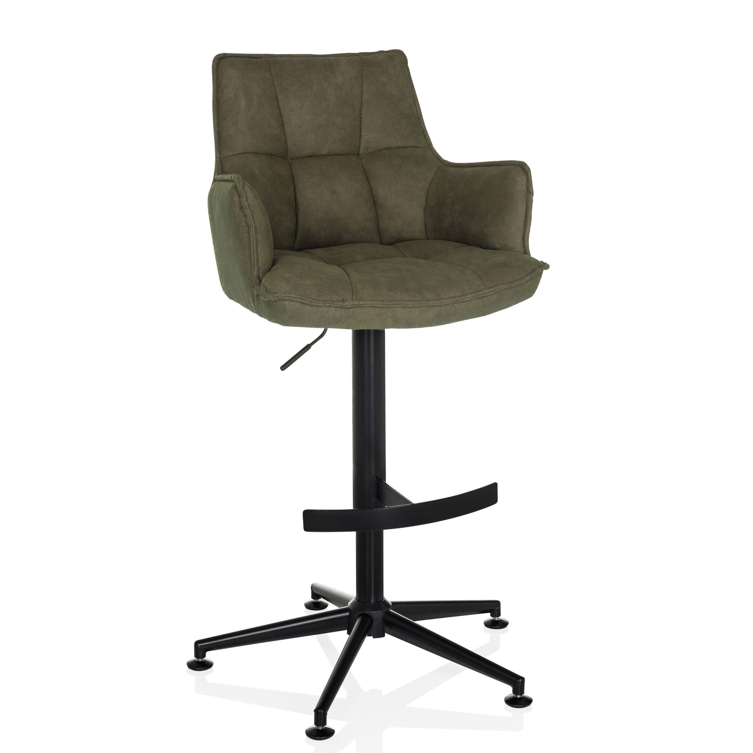 Barhocker Barhocker SOLAO LIFE HIGH Microfaser mit Armlehnen