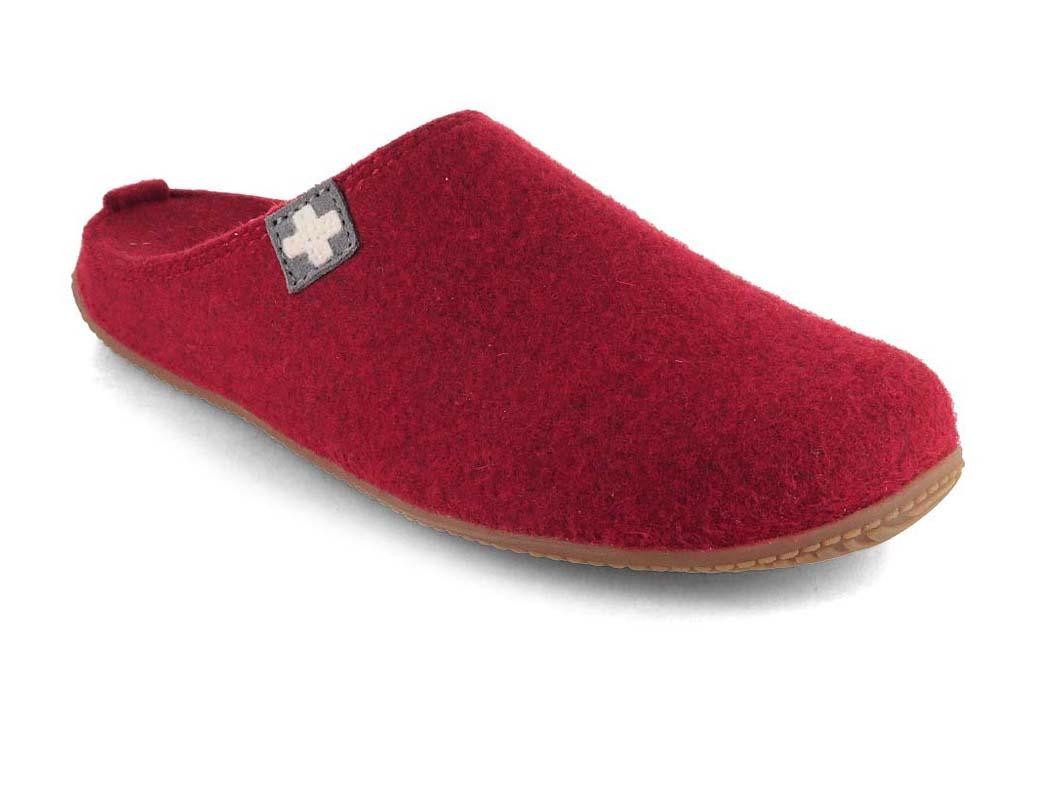 Living Kitzbühel Damen Filzpantoffeln Gipfelkreuz Hausschuh aus recycelten Materialien