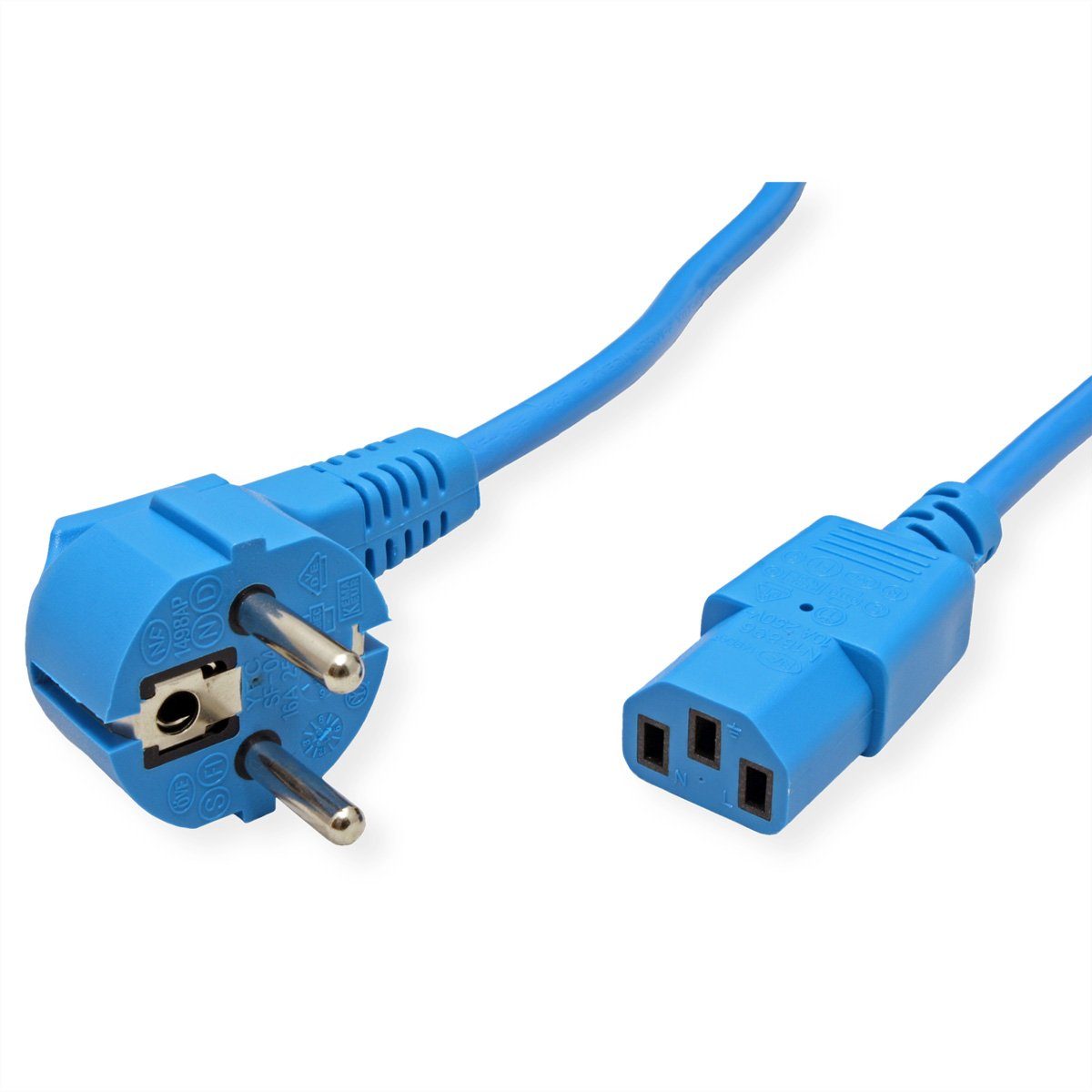 Bachmann Kabel Stecker IEC60309-Blau - Kupplung C19, 3m 16A