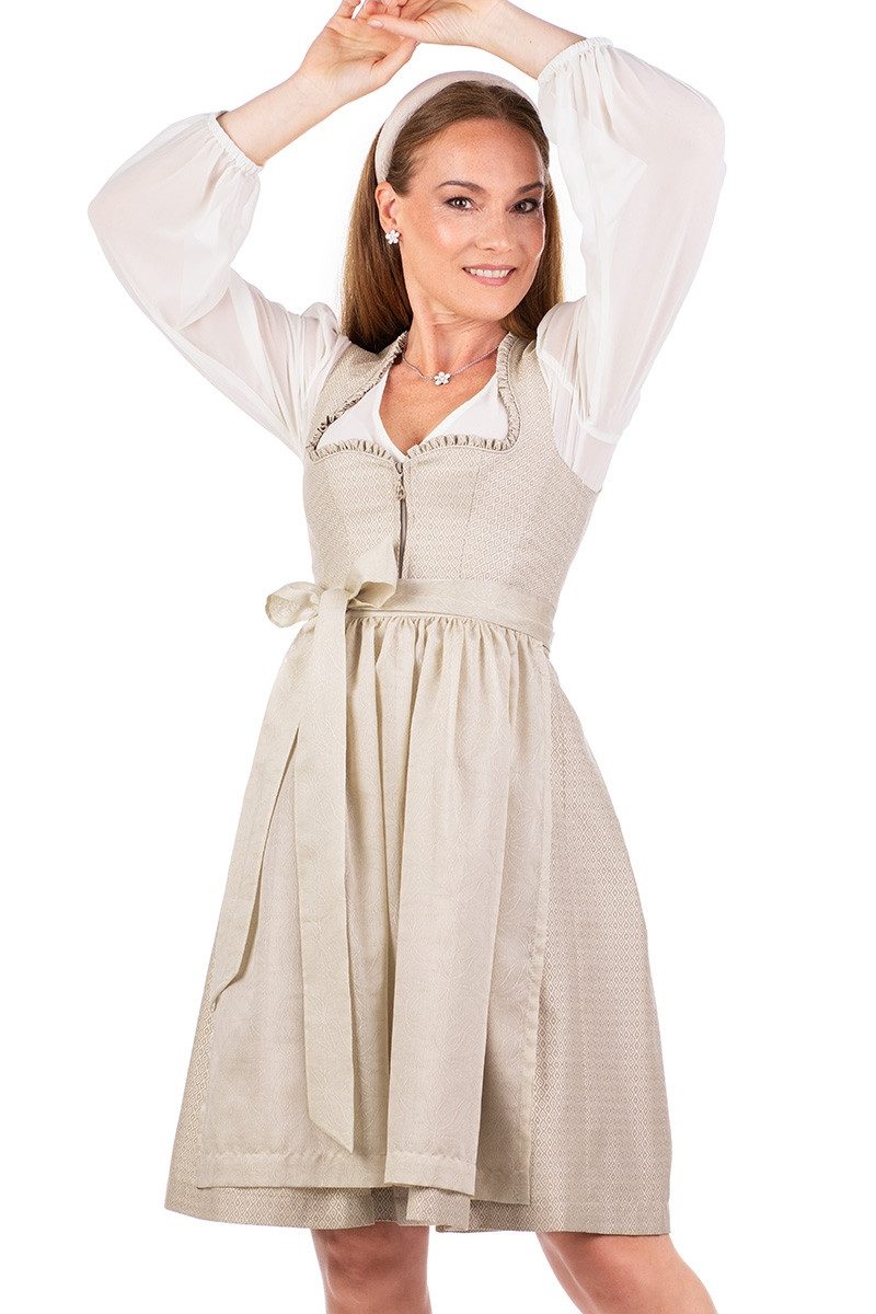 MarJo Dirndl Midi Dirndl 2tlg. - METTENHEIM - sand günstig online kaufen