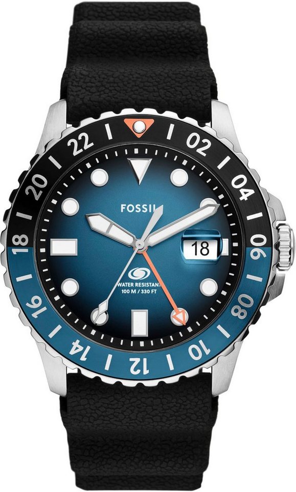 Fossil Quarzuhr FOSSIL BLUE GMT