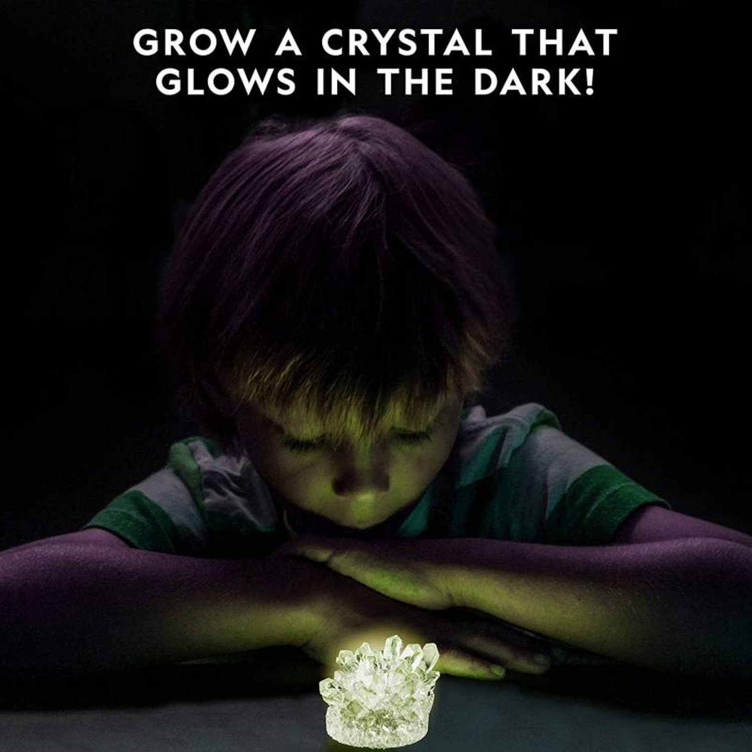 NATIONAL GEOGRAPHIC Lernspielzeug RTNGGIDCRYSTAL, Glow Crystal Growing Lab