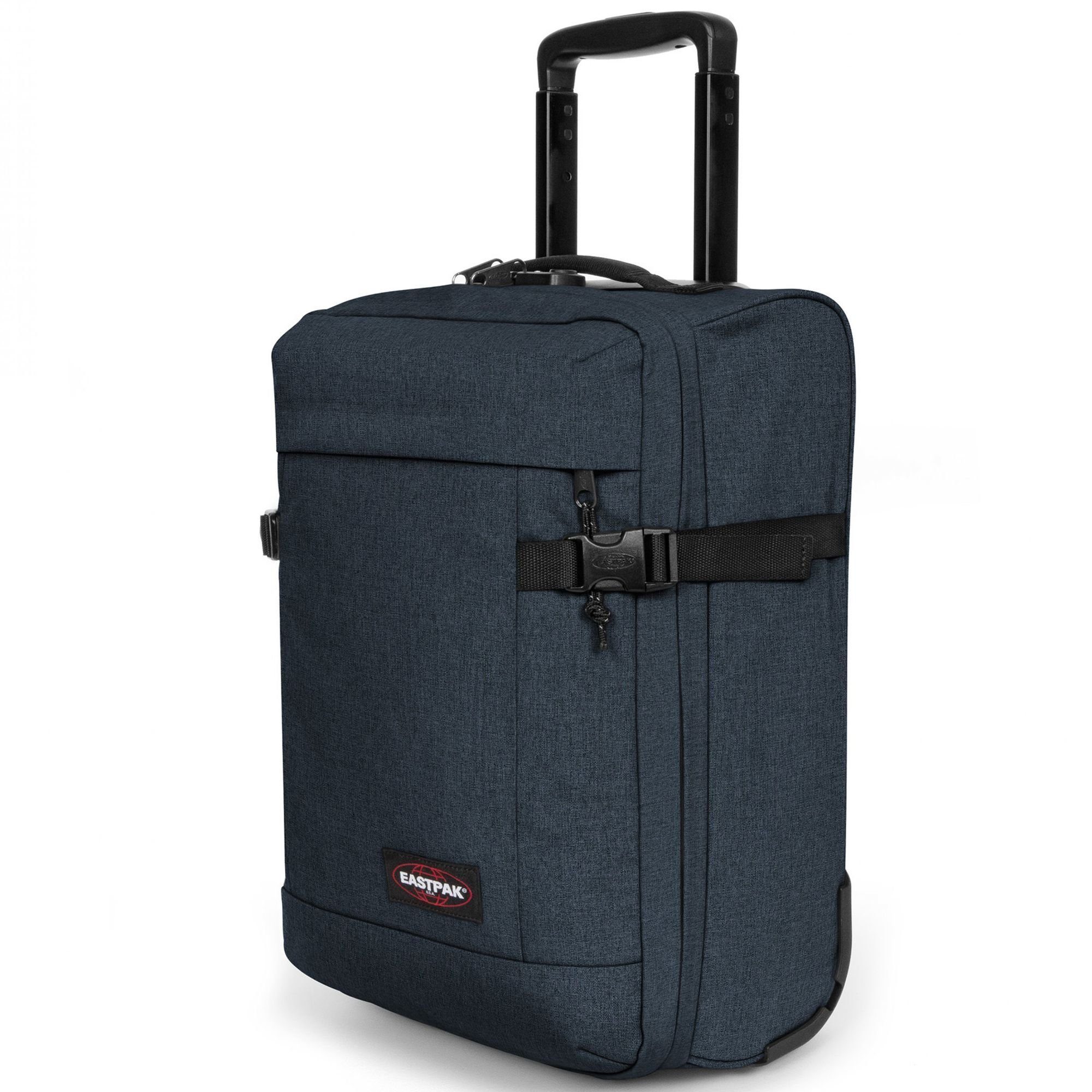 Denim Polyester Triple Eastpak Tranverz, 2 Handgepäck-Trolley Rollen,