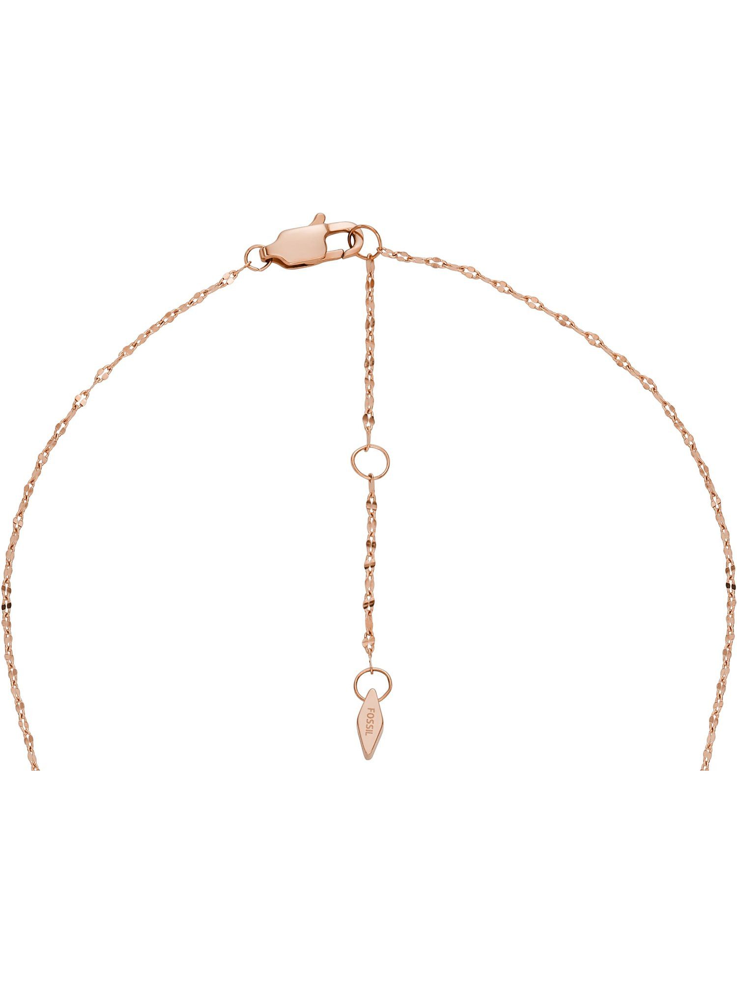 Fossil Collier Fossil Damen-Kette Edelst...