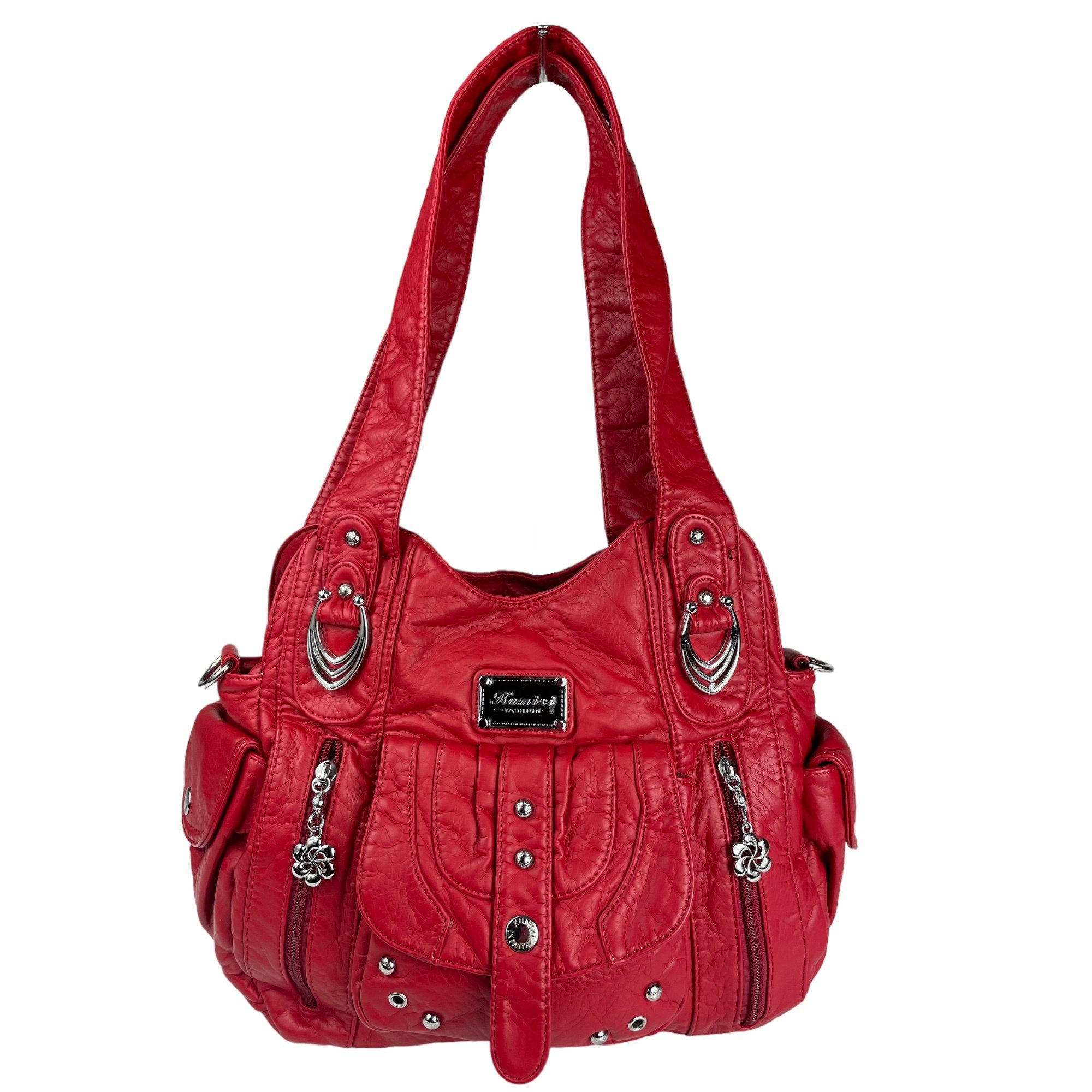 Taschen4life Schultertasche Damen Handtasche AKW22026, lange günstig online kaufen