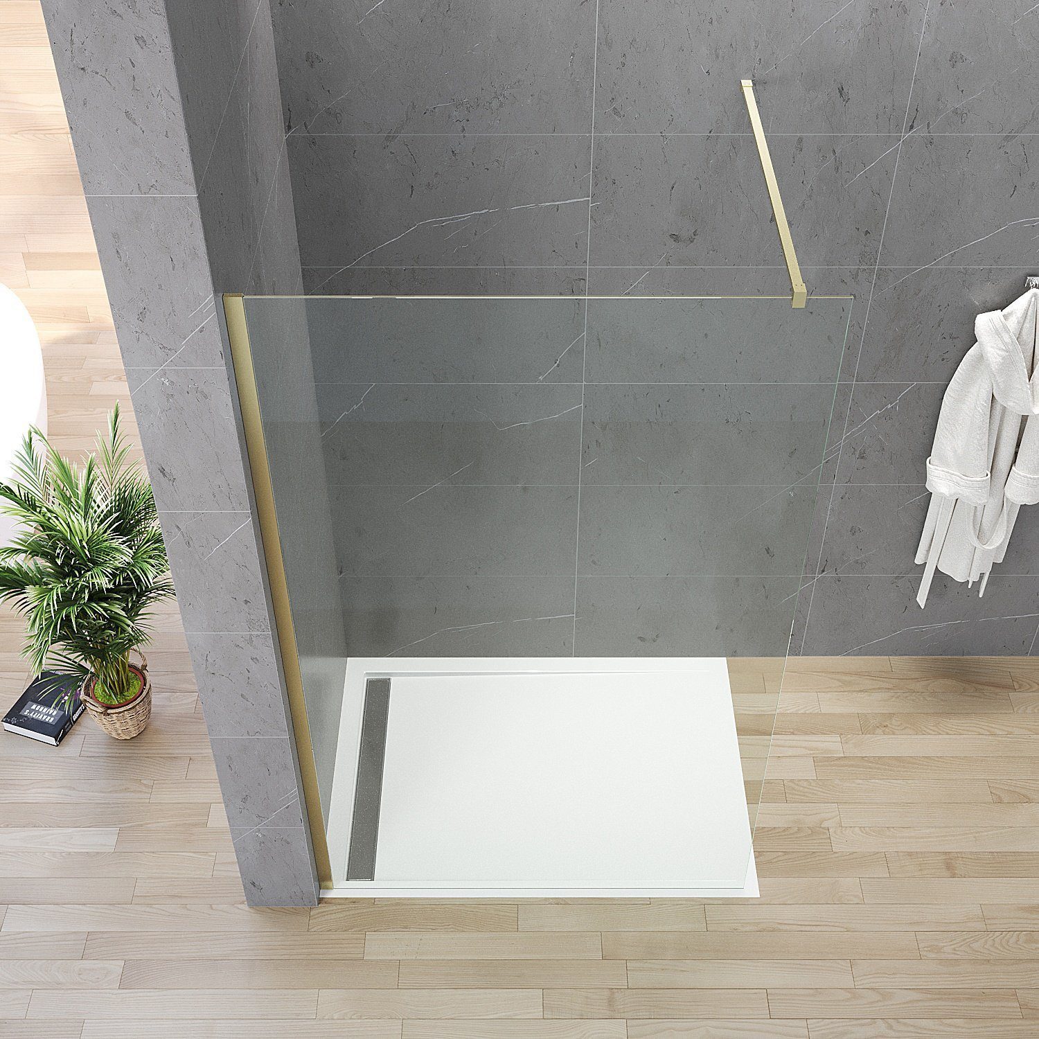 AQUABATOS Walk-in-Dusche Walk in Dusche Duschwand günstig online kaufen