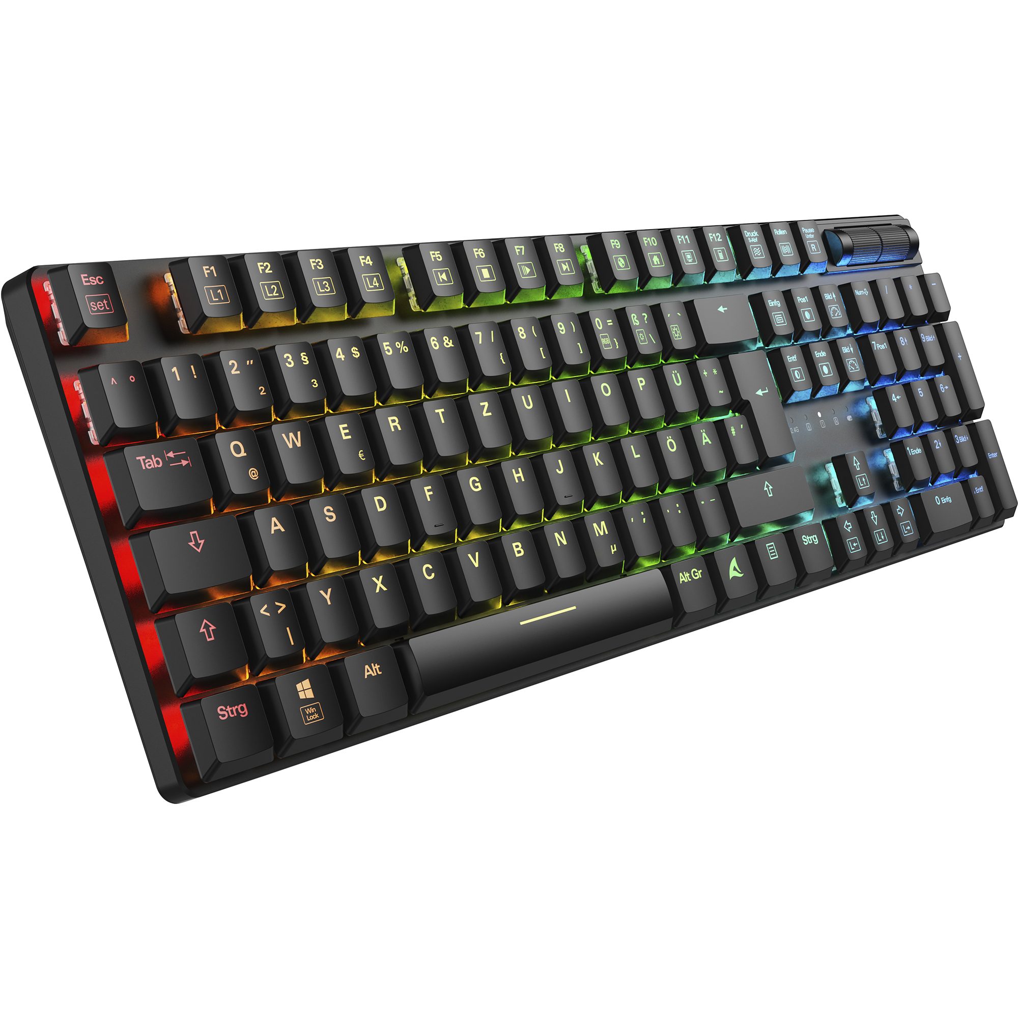 Sharkoon Sharkoon PureWriter W100, Gaming-Tastatur Tastatur