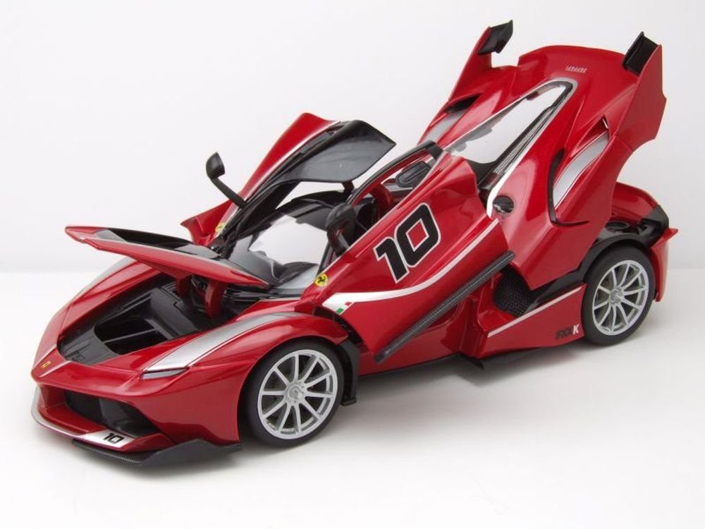 Bburago Modellauto Ferrari FXX K #10 2015 rot, Maßstab 1:18
