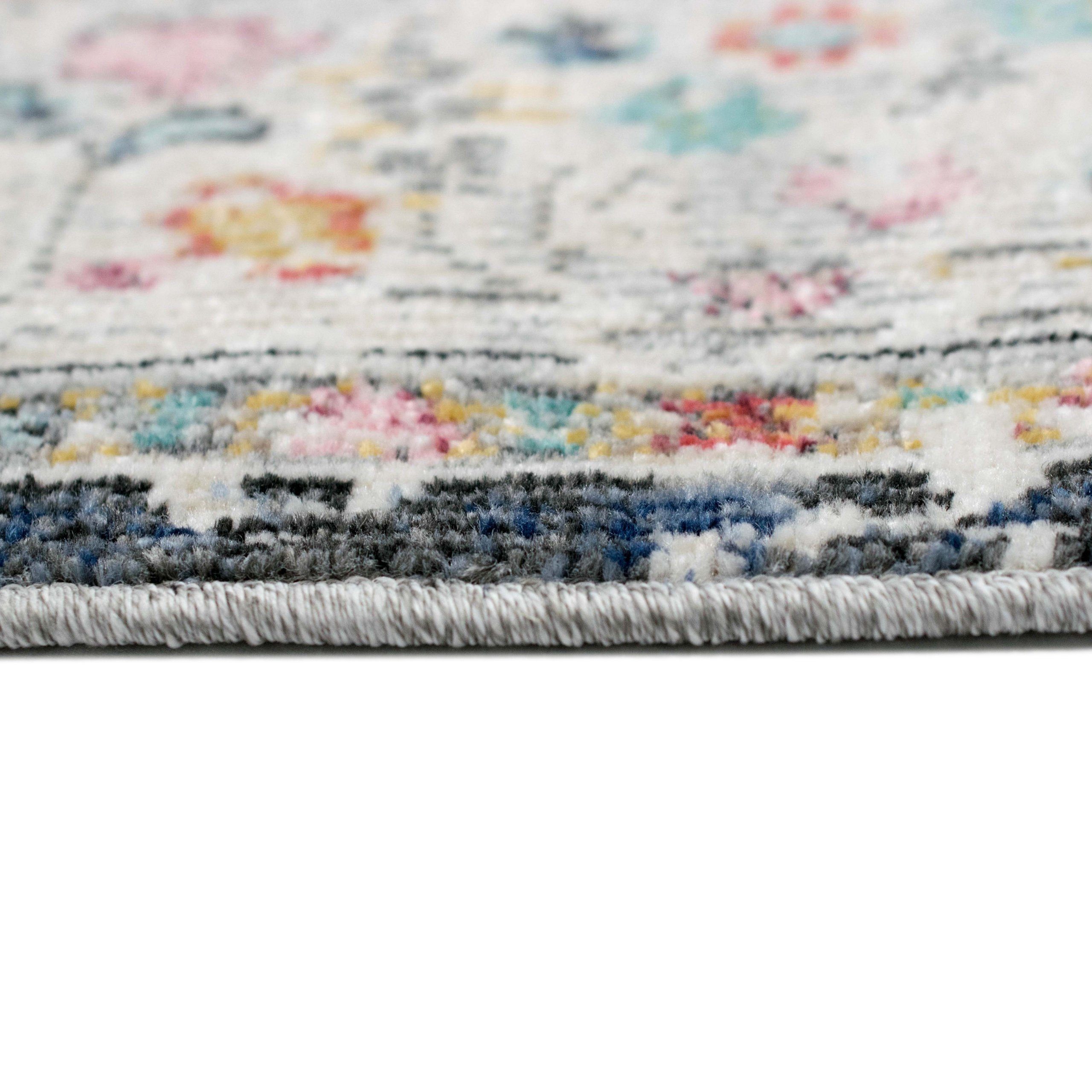 TeppichHome24 Outdoorteppich Teppich Outdoor Vintage bunt, Rechteckig