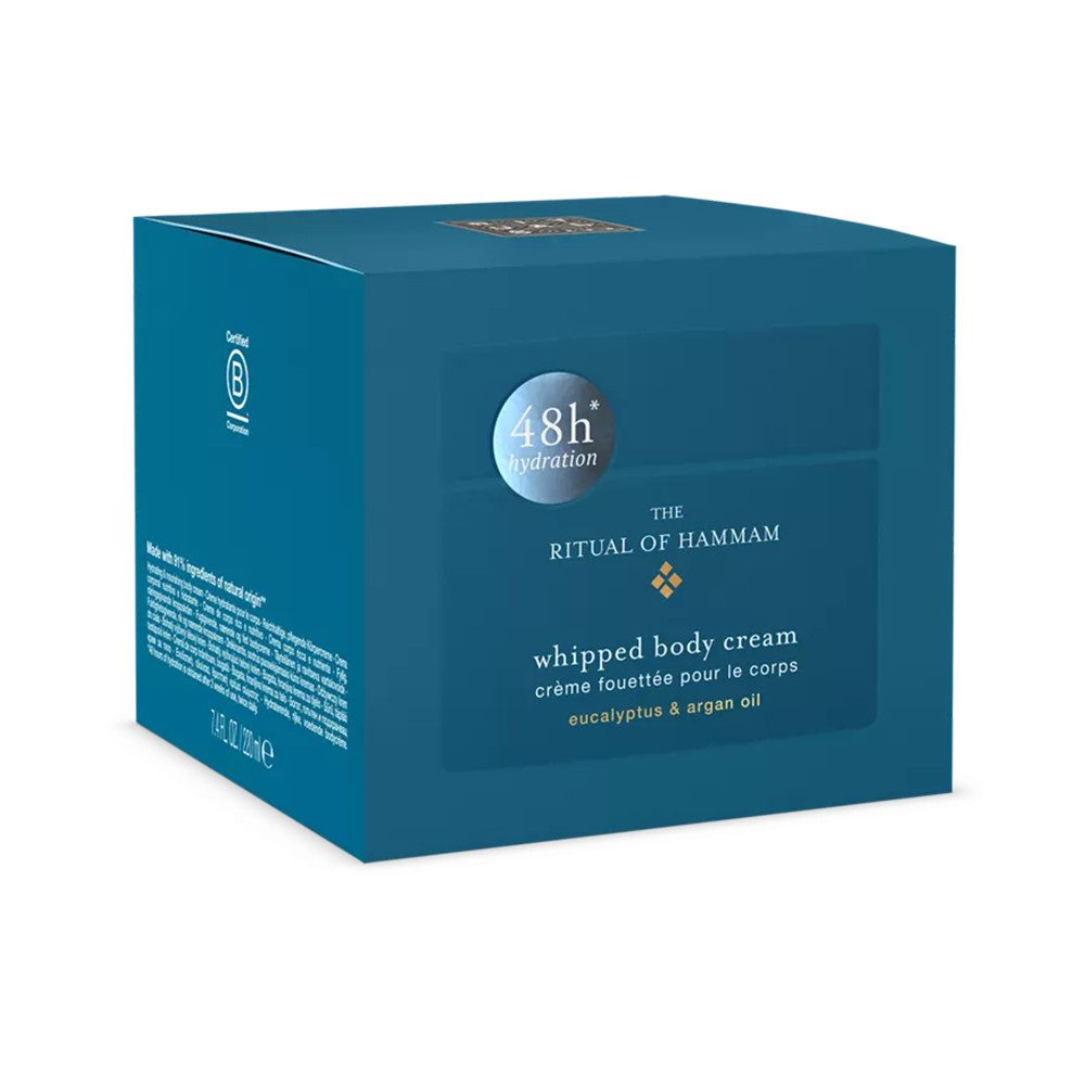 Rituals Körpercreme Rituals Körpercreme The Ritual Of Hammam 220 ml, 1-tlg., Reichhaltige Körpercreme mit Arganöl und Eukalyptus