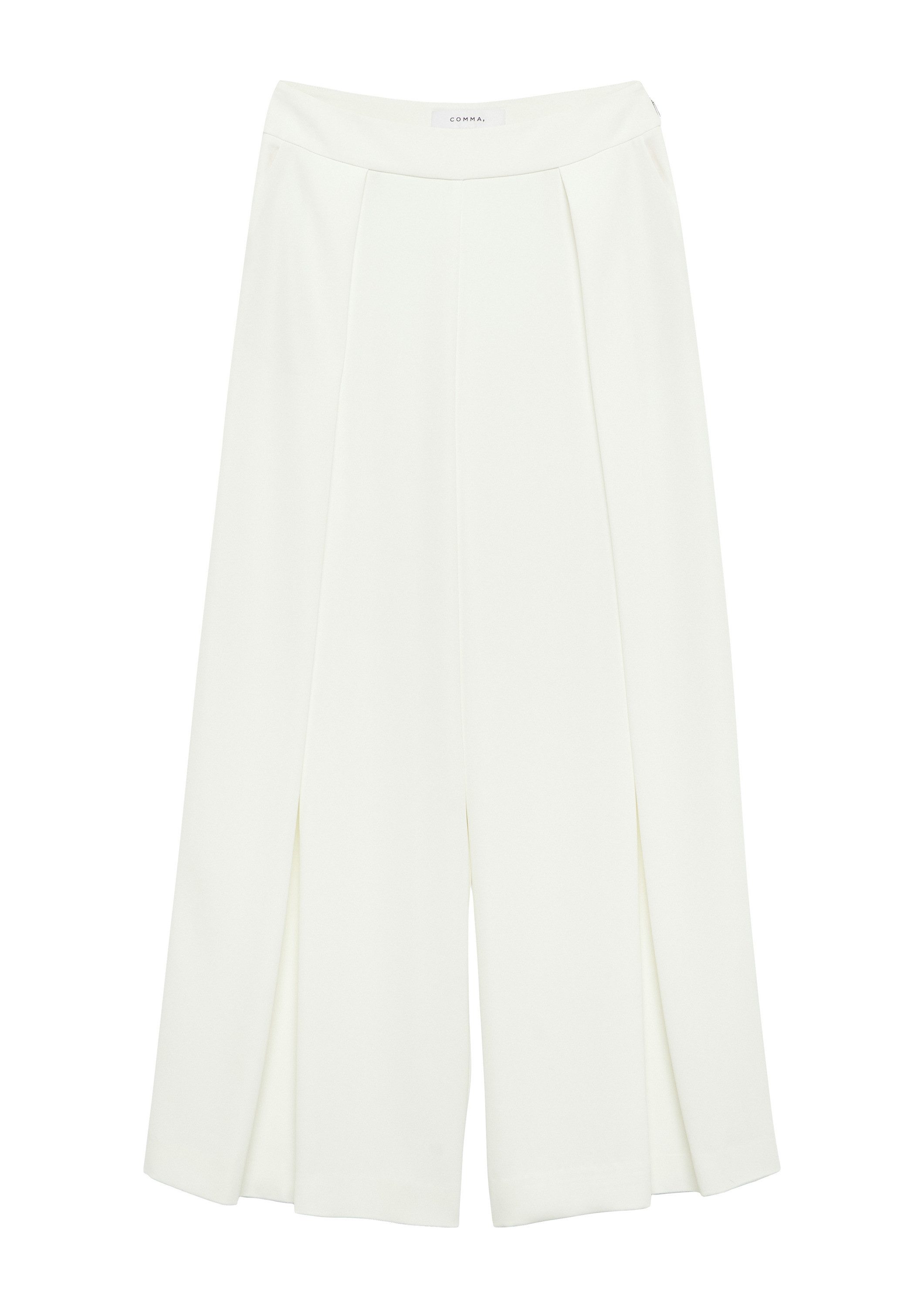 comma Chinos Hose Fließende Hose mit Faltendetails