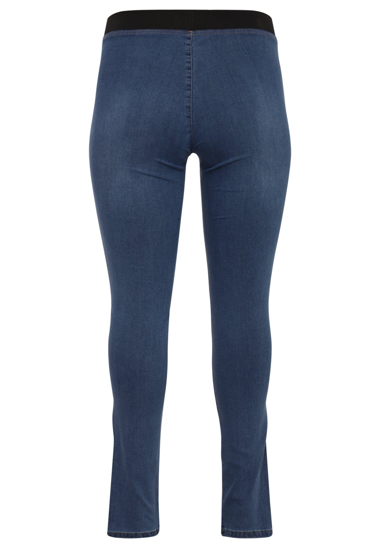 indigo Große Yoek High-waist-Jeans Größen