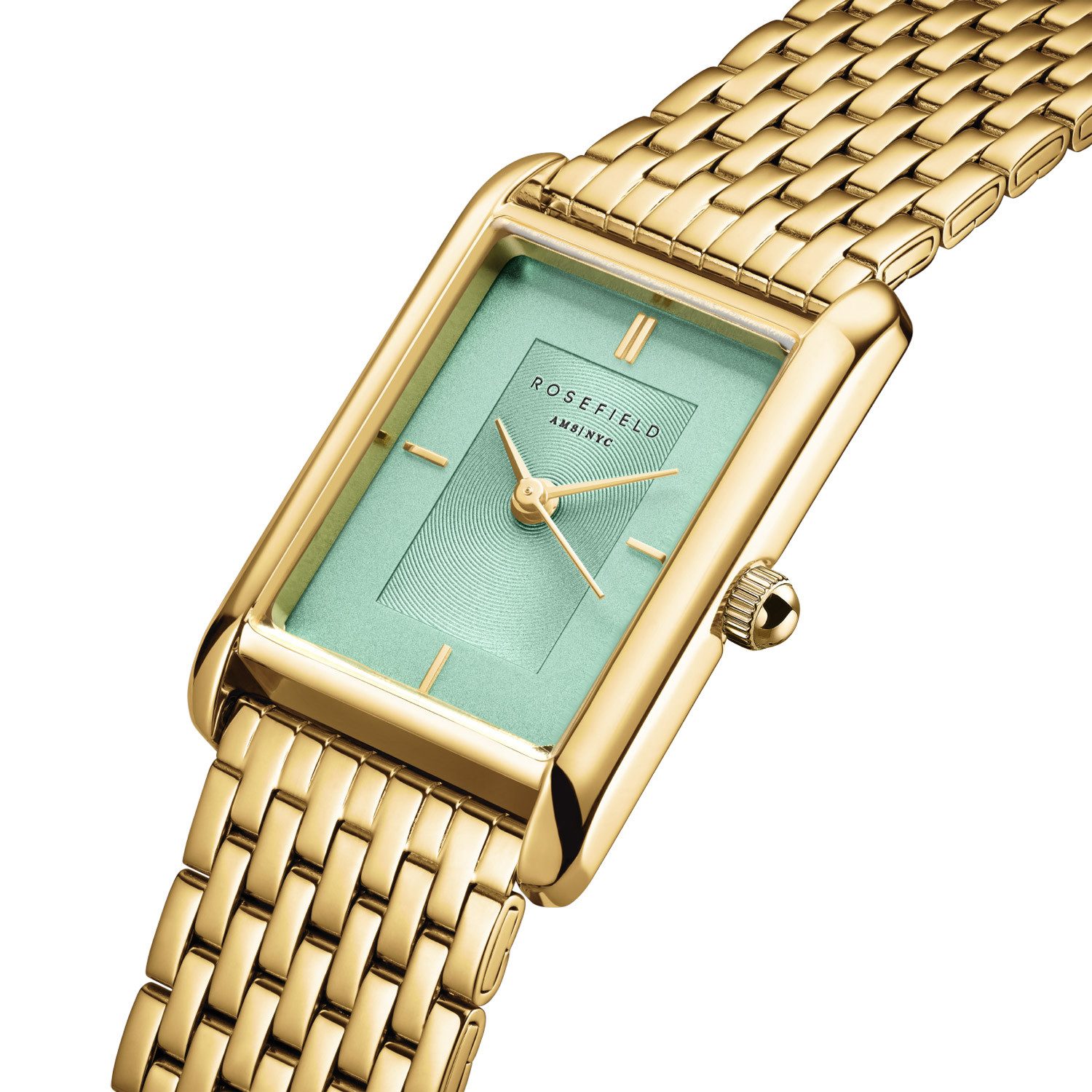ROSEFIELD Quarzuhr Heirloom Goldfarben/Mintgrün