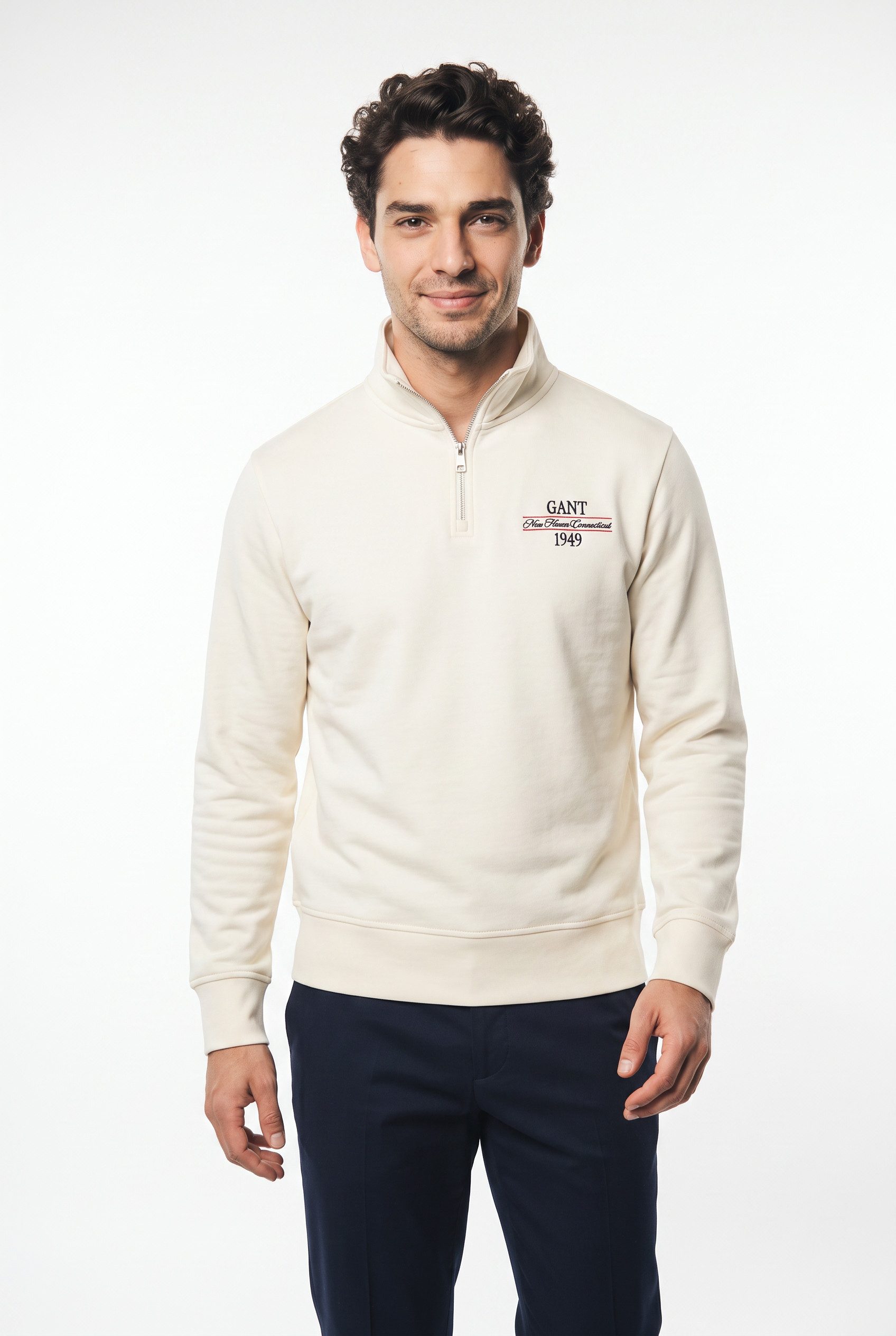 Gant Sweatshirt GRAPHIC HALF-ZIP