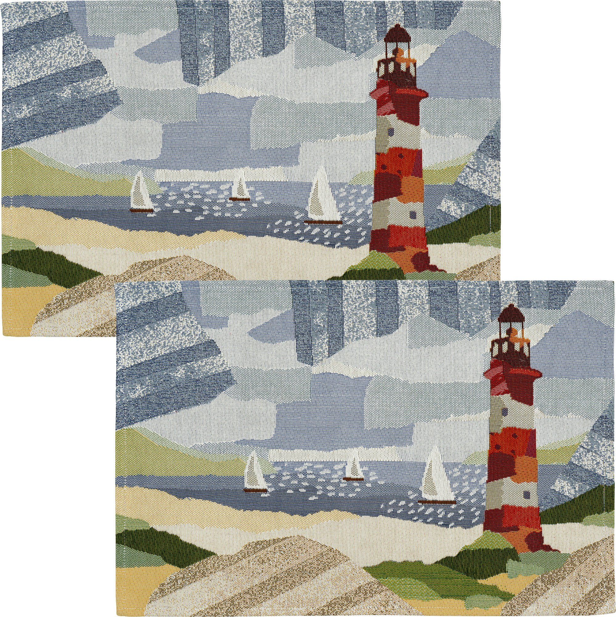 Platzset Tischset "By the sea" 2er-Pack