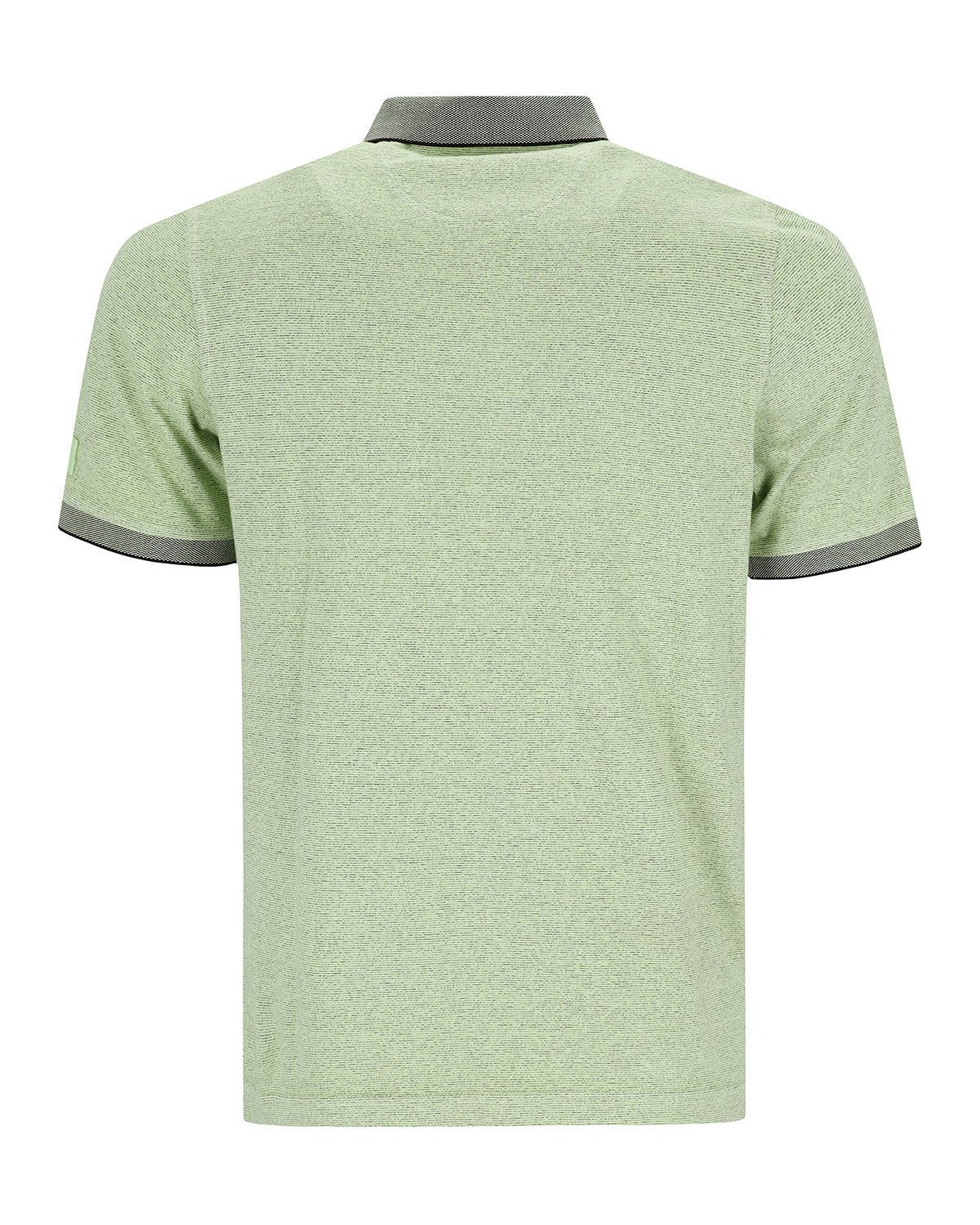 Hajo Poloshirt Jacquard-Poloshirt in Jaspe-Garn