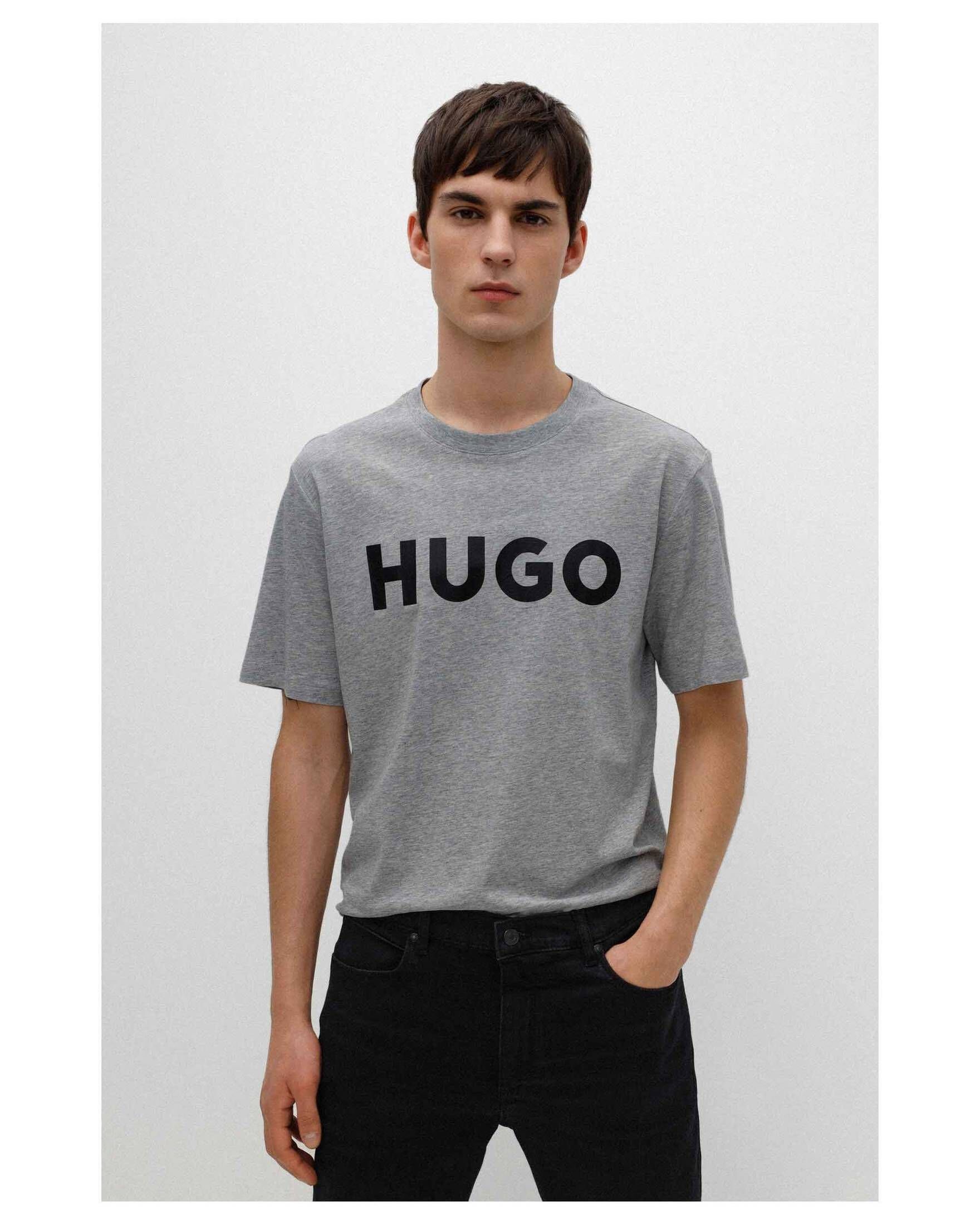 DULIVIO T-Shirt HUGO (13) Herren T-Shirt grau (1-tlg)