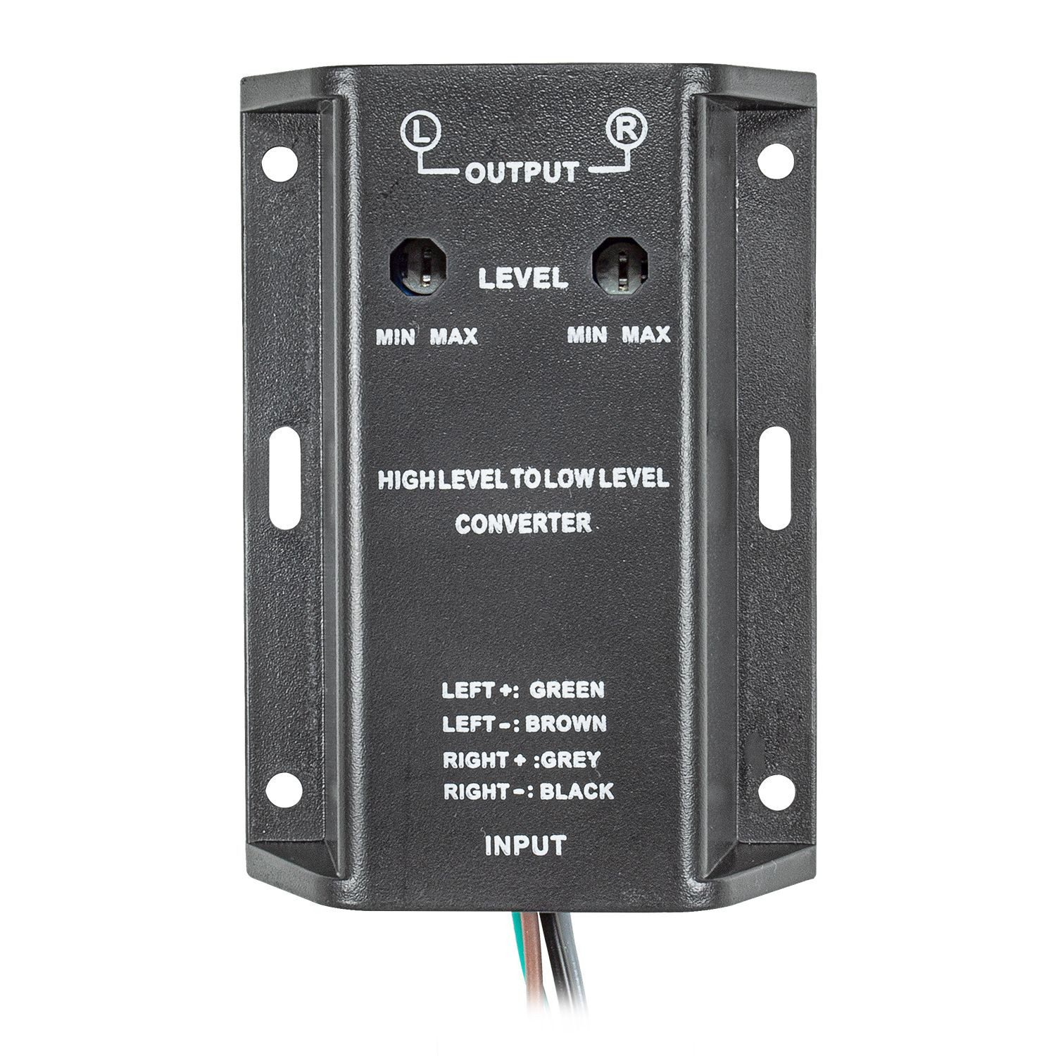 tomzz Audio Autoradio Hochpegel High Low Level Umwandler Converter Lautsprecher au KFZ Adapter – Bild 3 von 5