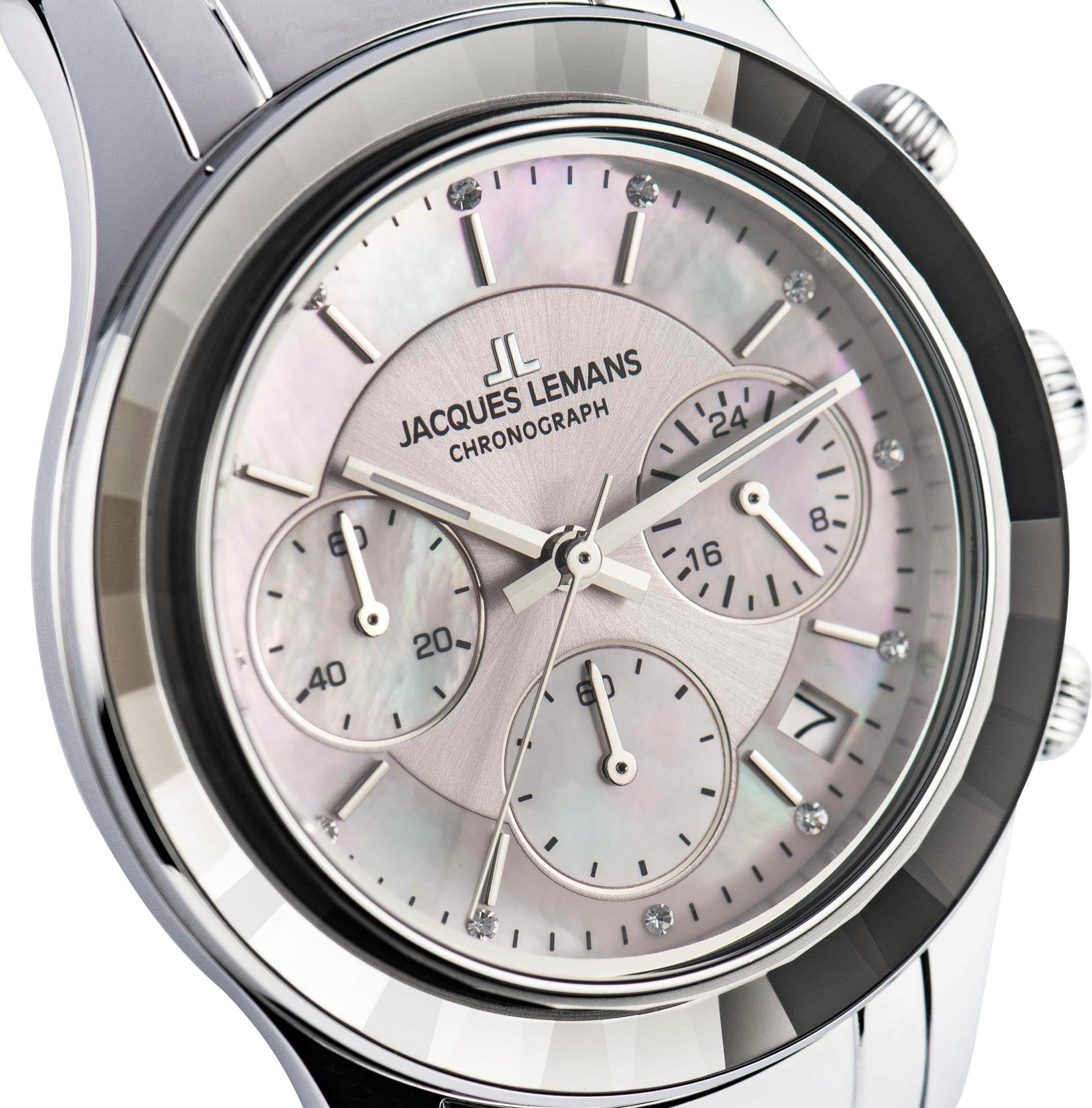 Jacques Lemans Chronograph Venice 1-2151F, Armbanduhr, günstig online kaufen