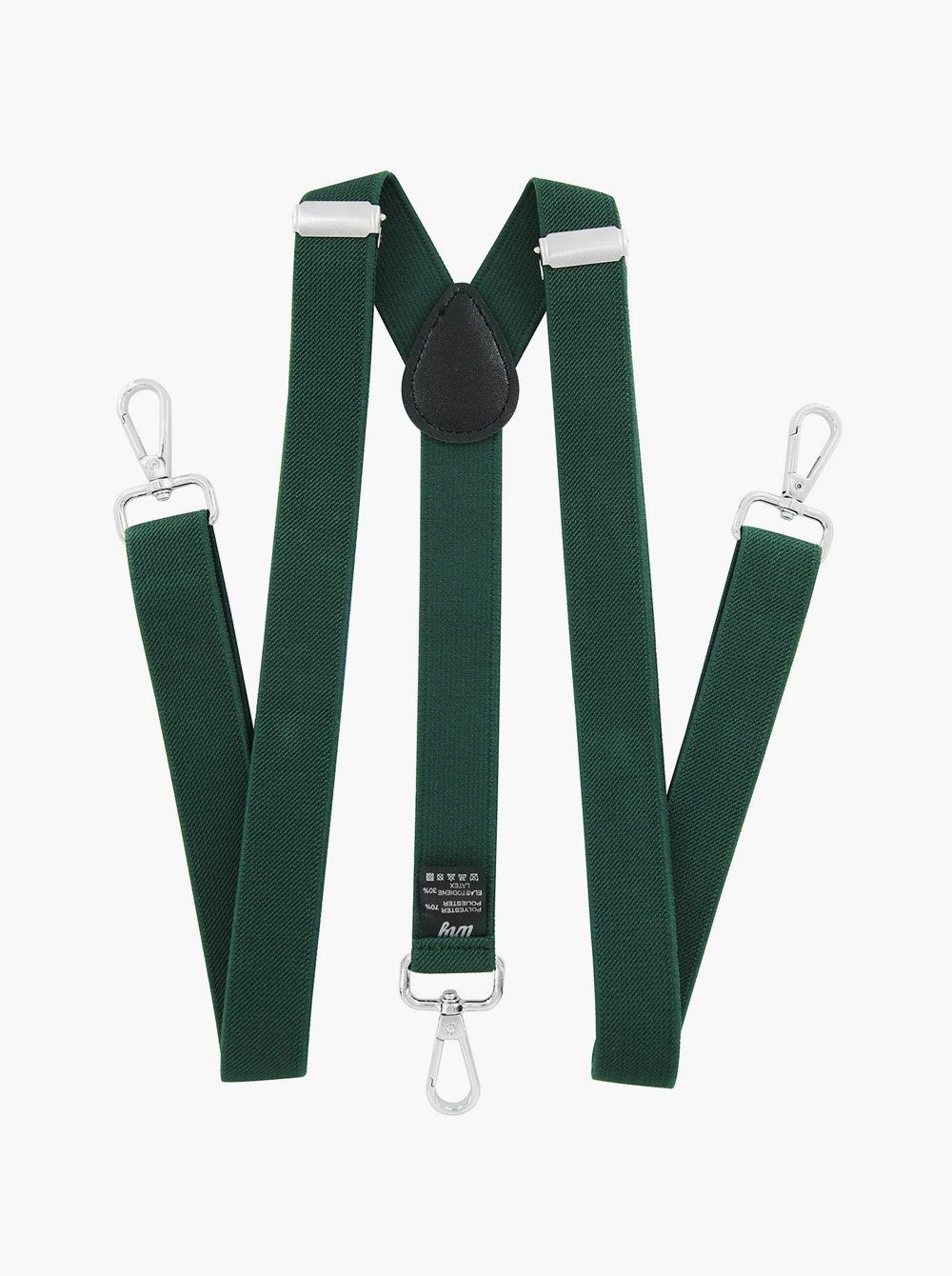 axy Hosenträger Herren Hosenträger 3 robusten Karabiner Verschluss 2,5 cm breit Y-Form verstellbar und elastisch 120cm Lang