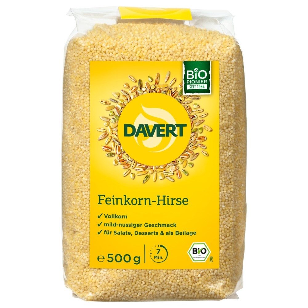 Davert Getreide Hirse - Feinkorn 500g