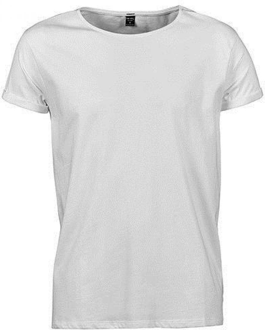 Tee Jays Rundhalsshirt Herren Roll-Up Tee / 100 % ringgesponnene gekämmte Baumwolle