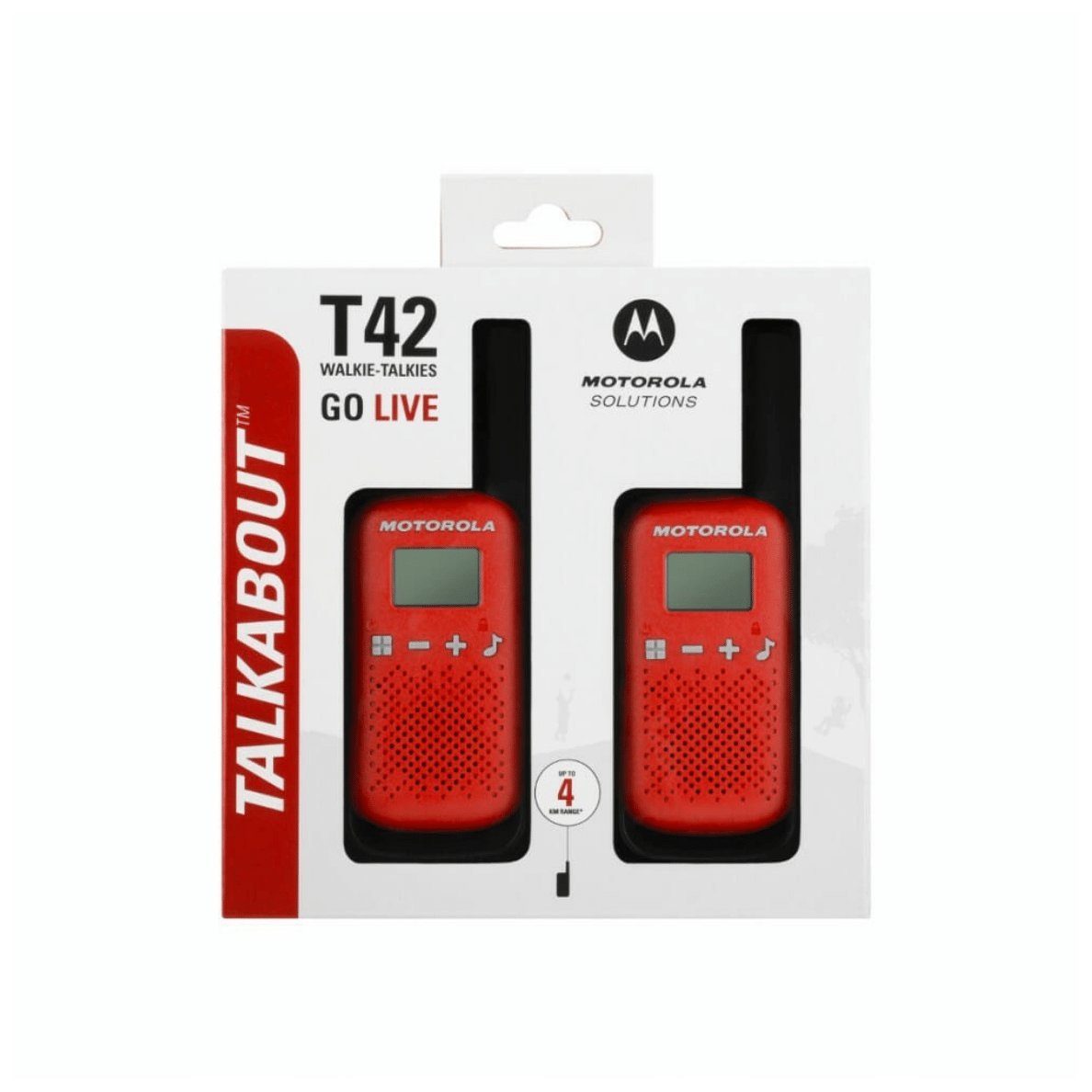 Walkie Talkie Motorola Funkgerät Talkabout T42 Rot