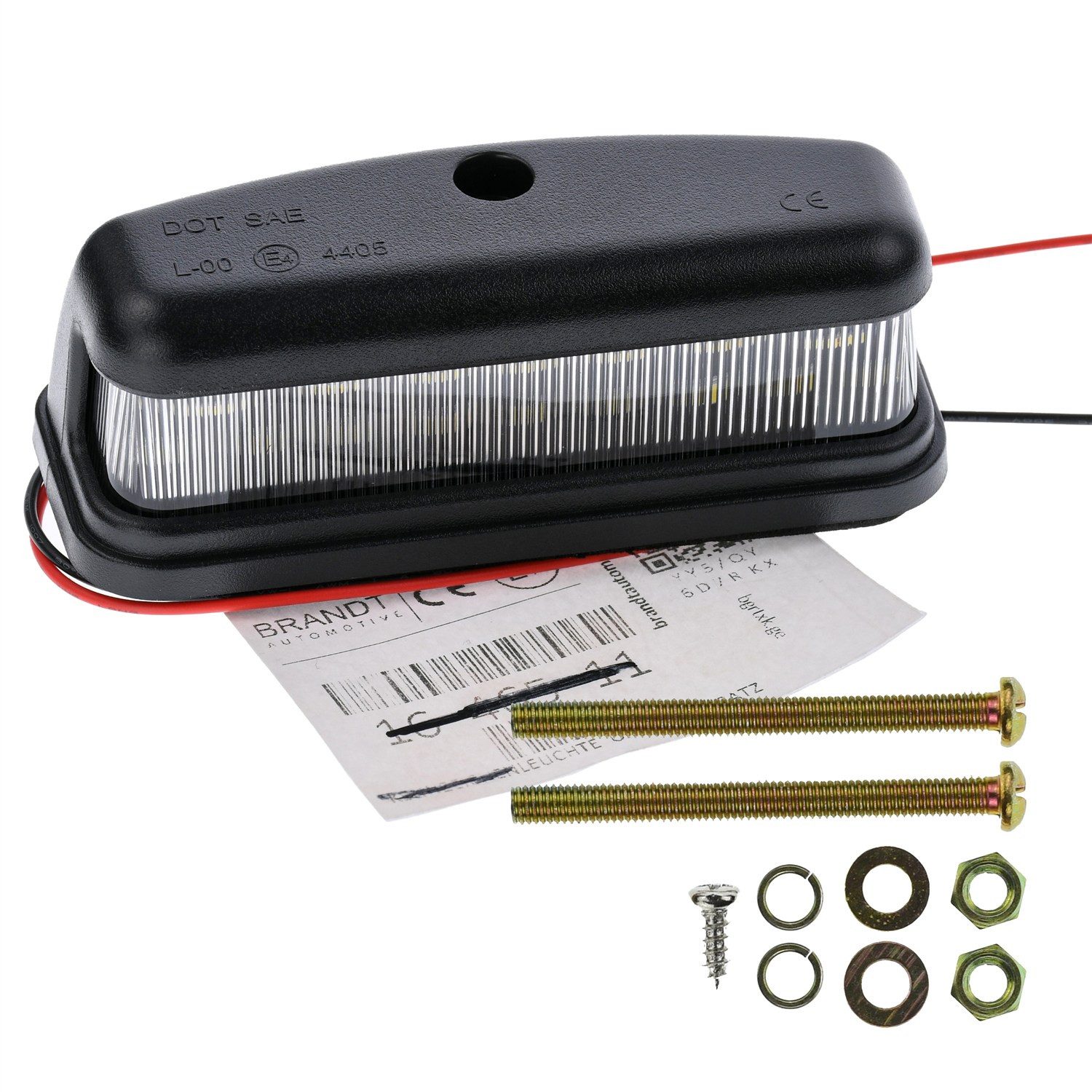 KFZ-Ersatzleuchte LED Kennzeichenleuchten Auto Kennzeichenbeleuchtung + Kabel