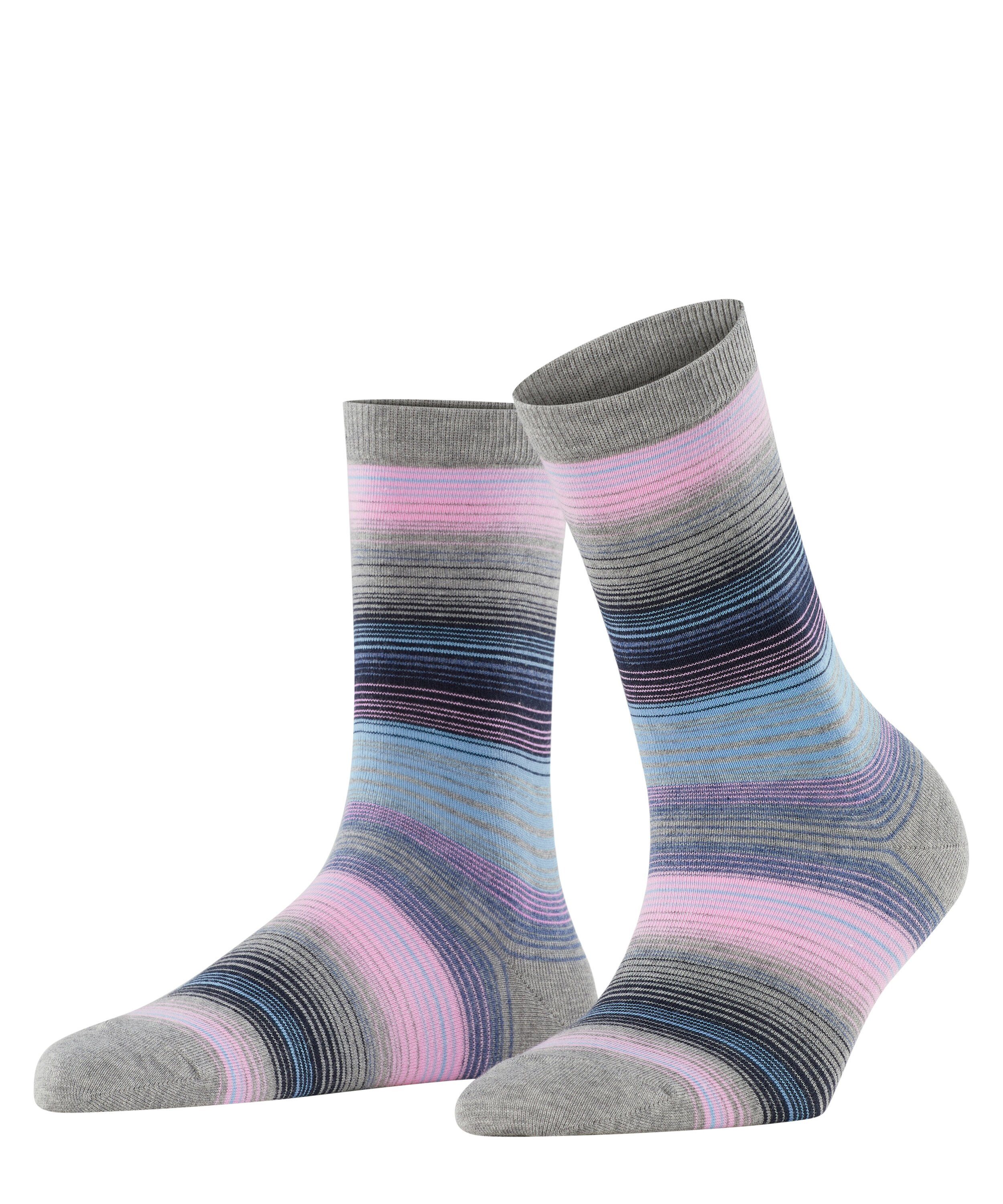 Burlington Socken Stripe (1-Paar) light grey (3400)