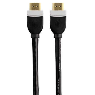 Hama HDMI Kabel 10m, 4k, 3D, Ethernet Anschlusskabel High Speed HDMI-Kabel, HDMI, (1000 cm), bis 18 Gbit/s