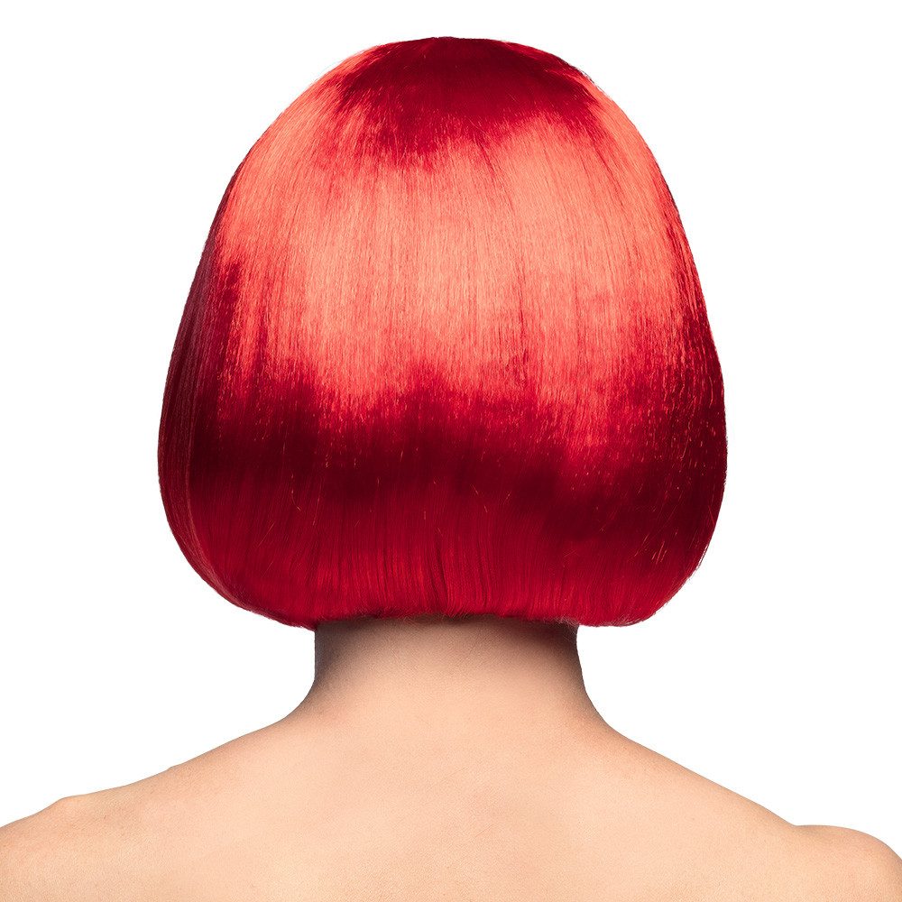 Boland Kostüm-Perücke Perücke Cabaret rot – Kurzhaar Bob mit Pony für Damen, Karneval, Kurzhaar Bob mit modernem Pony für Damen