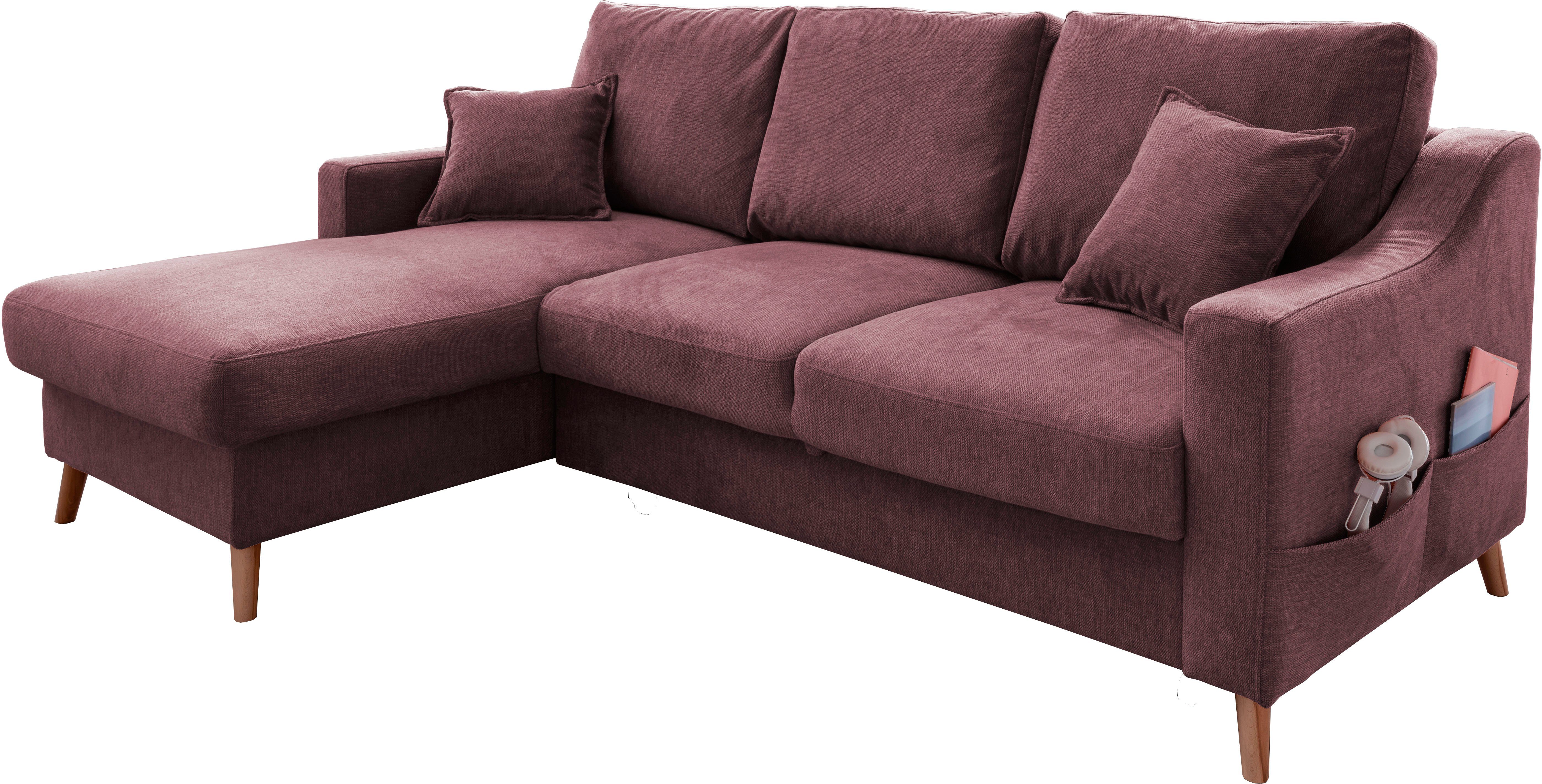 INOSIGN Ecksofa Valentina L-Form, 2 Zierkissen, günstig online kaufen