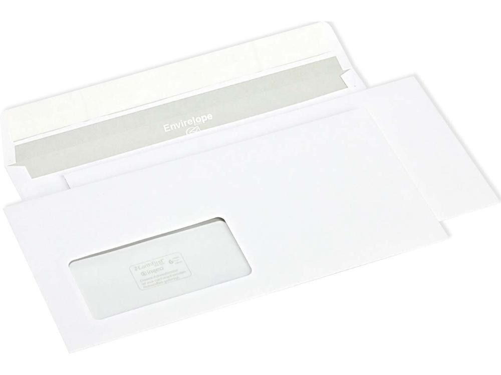 envirelope blue Briefumschlag Envirelope Briefumschläge DIN lang, Haftklebung, m, Haftklebung