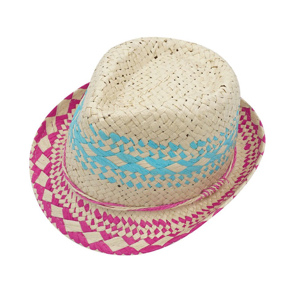 Strohhut KIDS-Trilby, Handarbeit