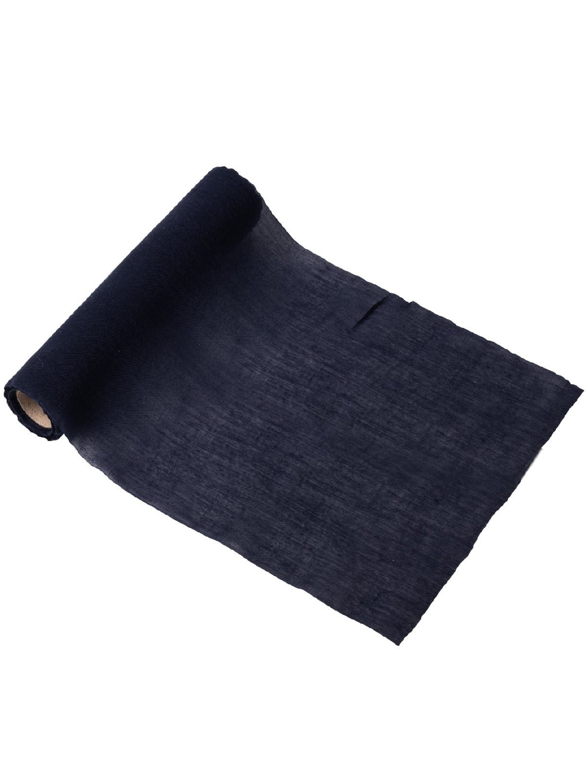 Kostüm Tischläufer Musselin dunkelblau 28 cm x 5 m Hochzeitsdeko
