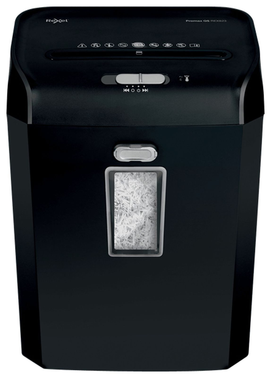REXEL Reißwolf QS REX823, Kreuzschreddern, 22 cm, 4 x 40 mm, 23 l, 240 Blätter, 60 dB