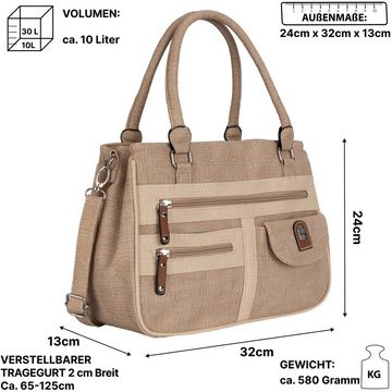 EAAKIE Umhängetasche Damen Tasche Schultertasche Umhängetasche Crossover Bag Leder Optik, als Schultertasche, Umhängetasche tragbar