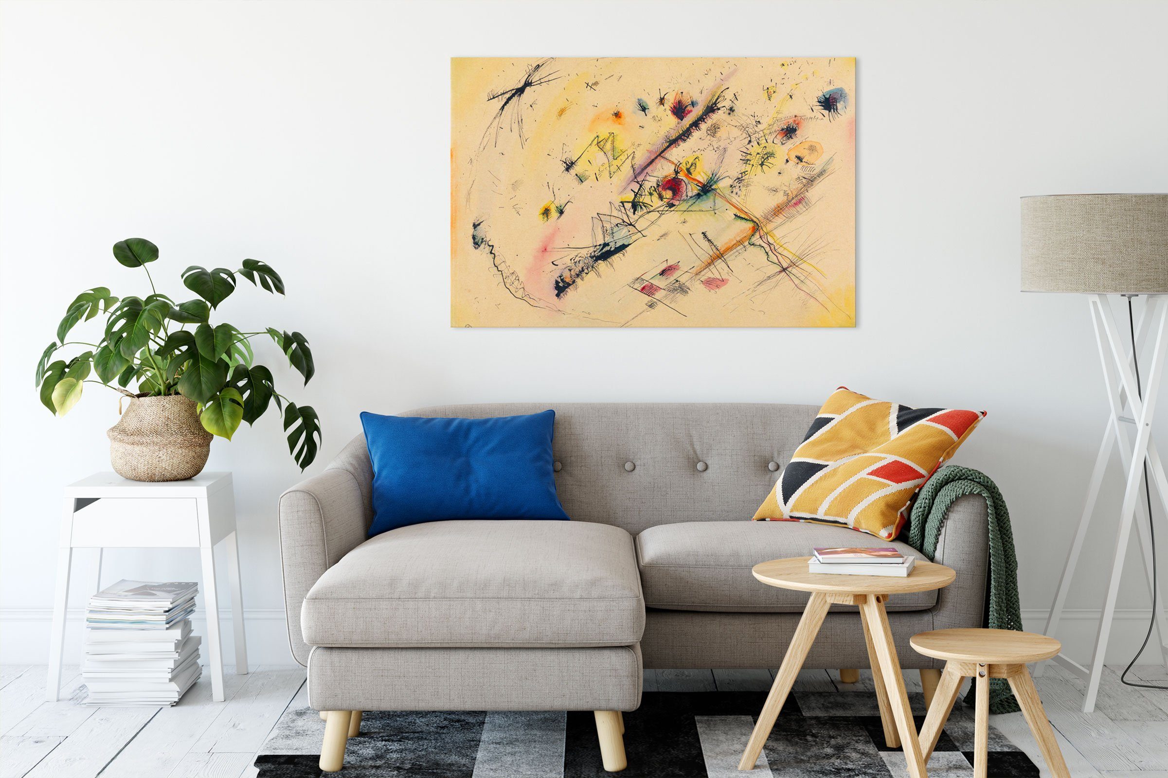 Pixxprint Leinwandbild Wassily Kandinsky - Helles günstig online kaufen