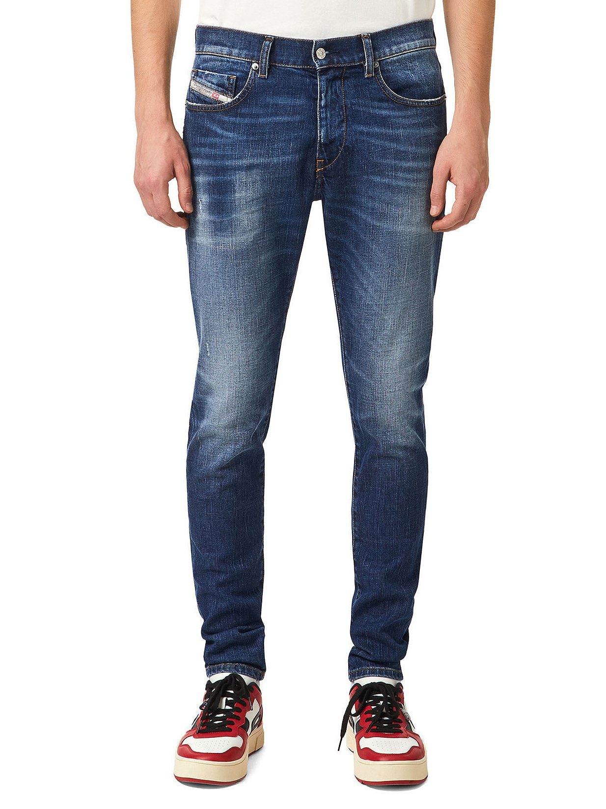 Diesel Slim-fit-Jeans Stretch Hose 09A92 D-Strukt 