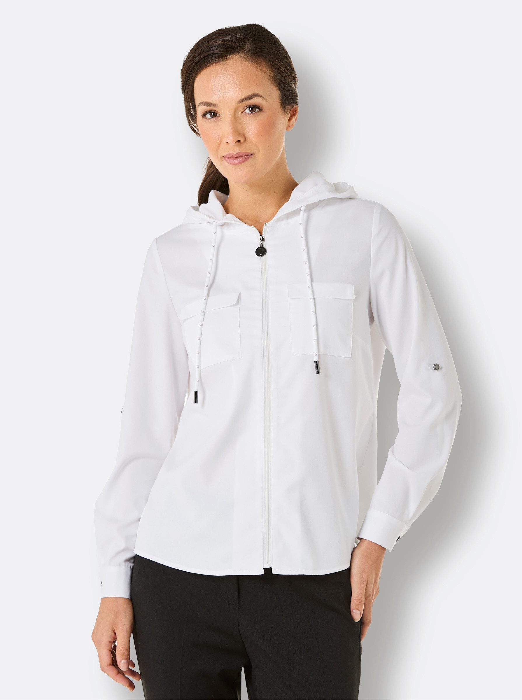 Klassische Bluse Blusenjacke