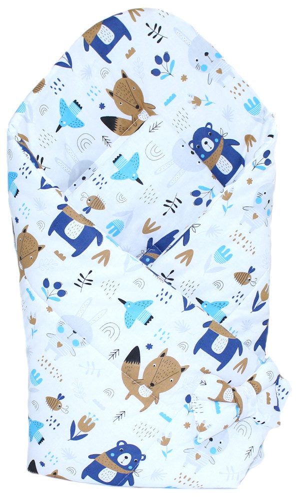 Einschlagdecke Baby Hörnchen Steckkissen Einschlagdecke Babydecke günstig online kaufen