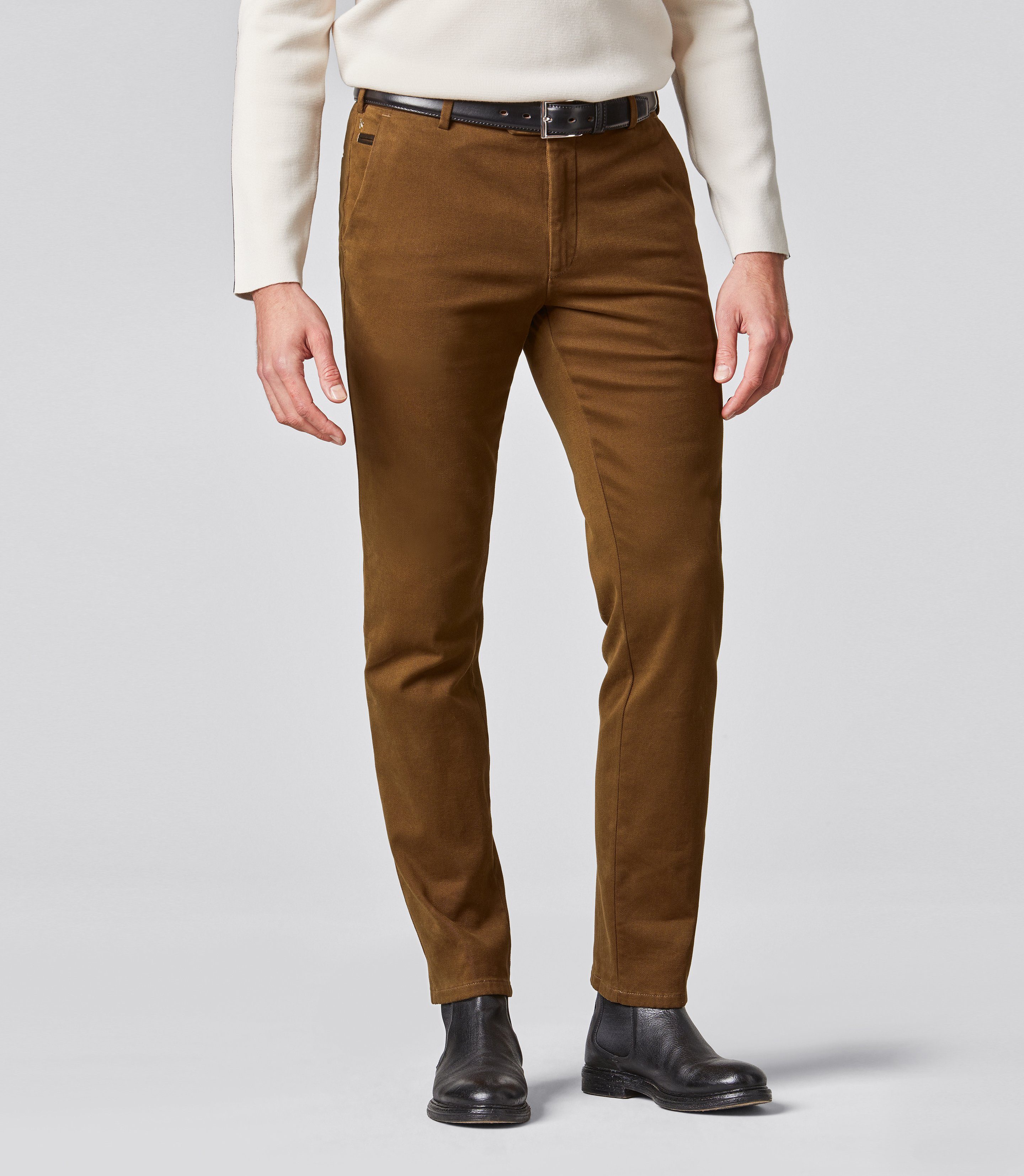 5-Pocket-Jeans MEYER BONN EXCLUSIVE dark camel 2-8572-43