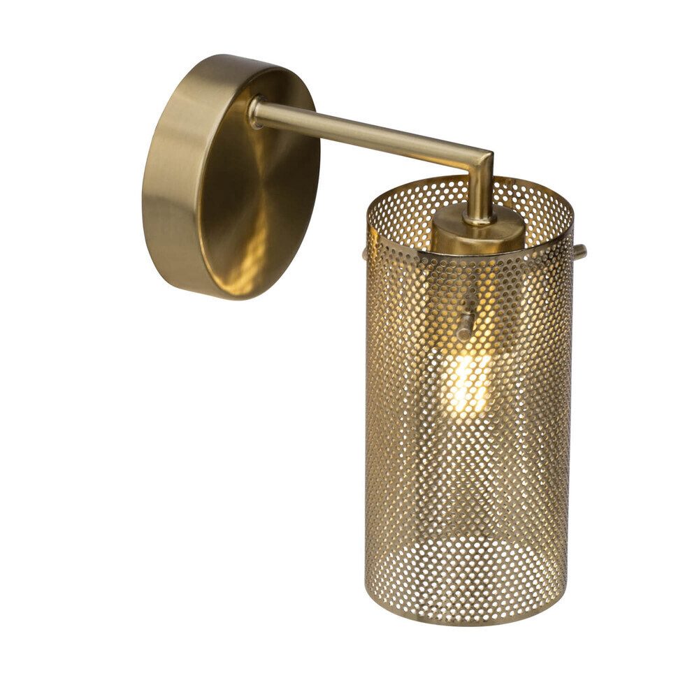 Brilliant Wandleuchte "Gracian" Metall, gold, Einbau, günstig online kaufen