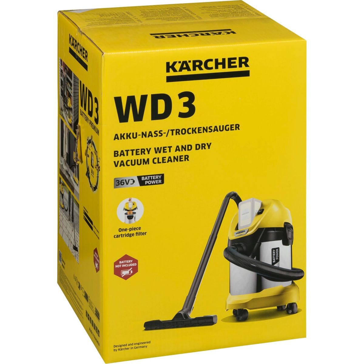 KÄRCHER Nass-Trocken-Sauger WD 3 Battery Premium
