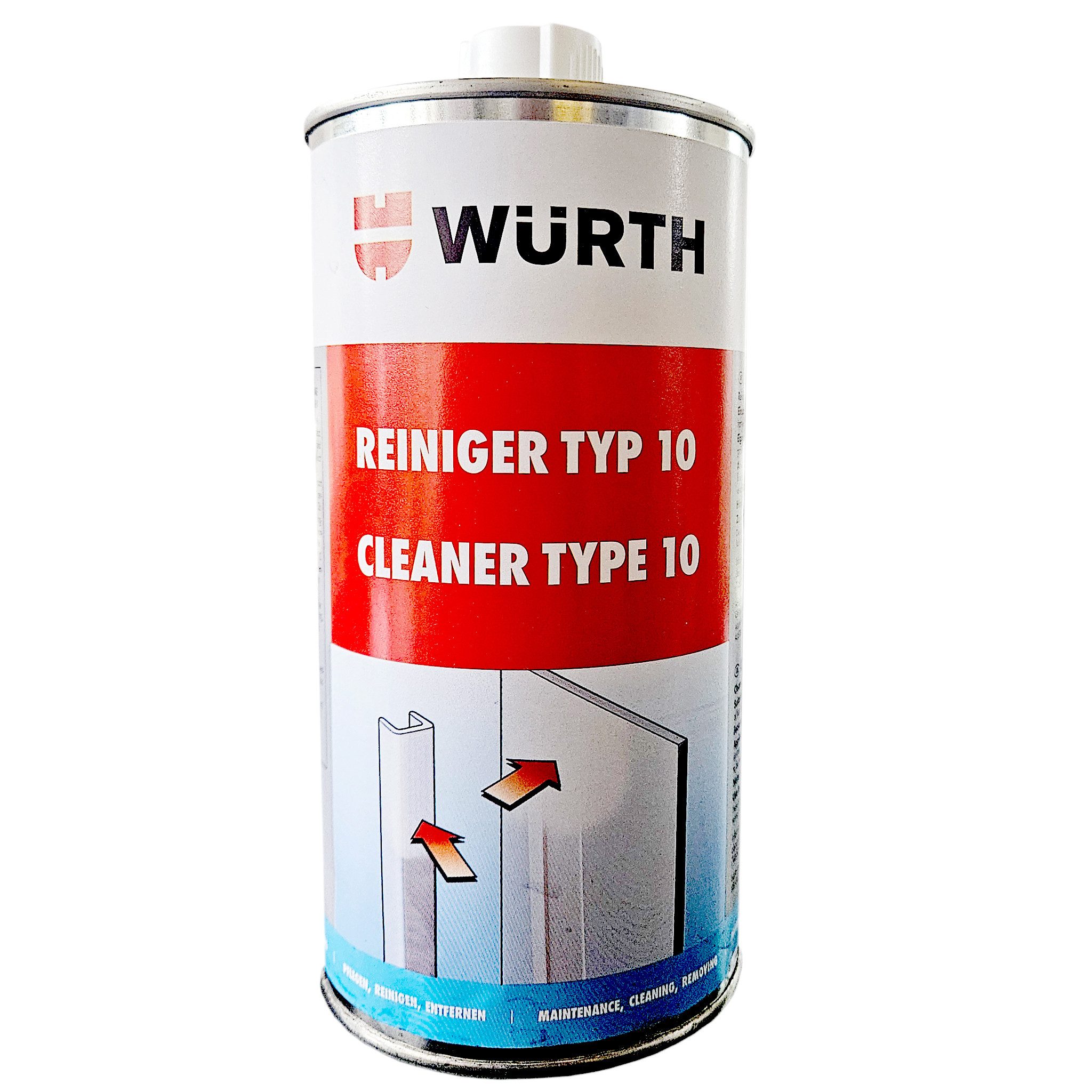 Würth Würth Kunststoffreiniger Leicht Anlösend Typ 10, 089210010 Kunststoffreiniger (1-St)