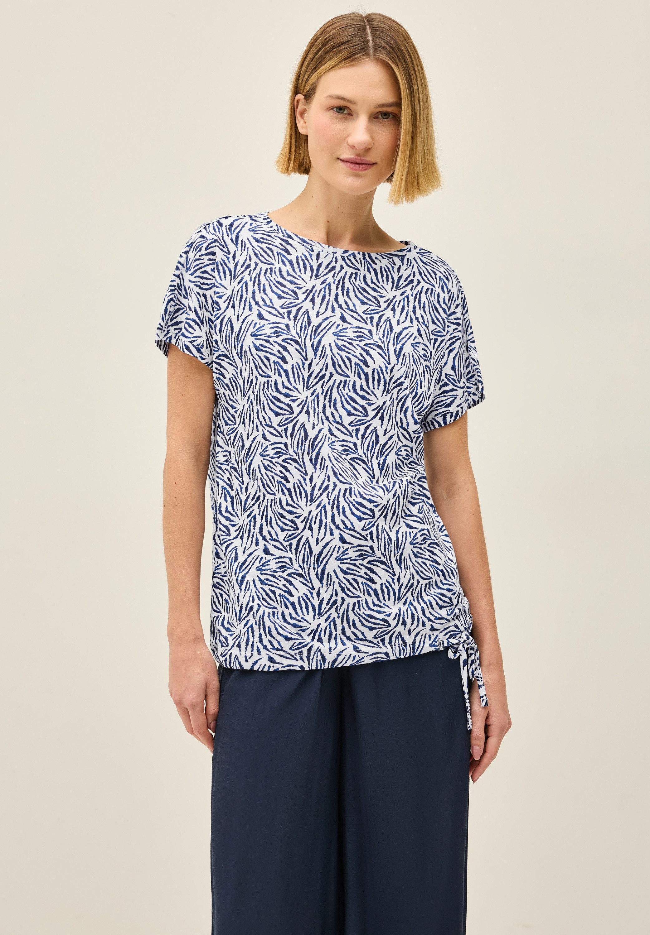 CECIL Print-Shirt aus Baumwolle mit Stretchante günstig online kaufen
