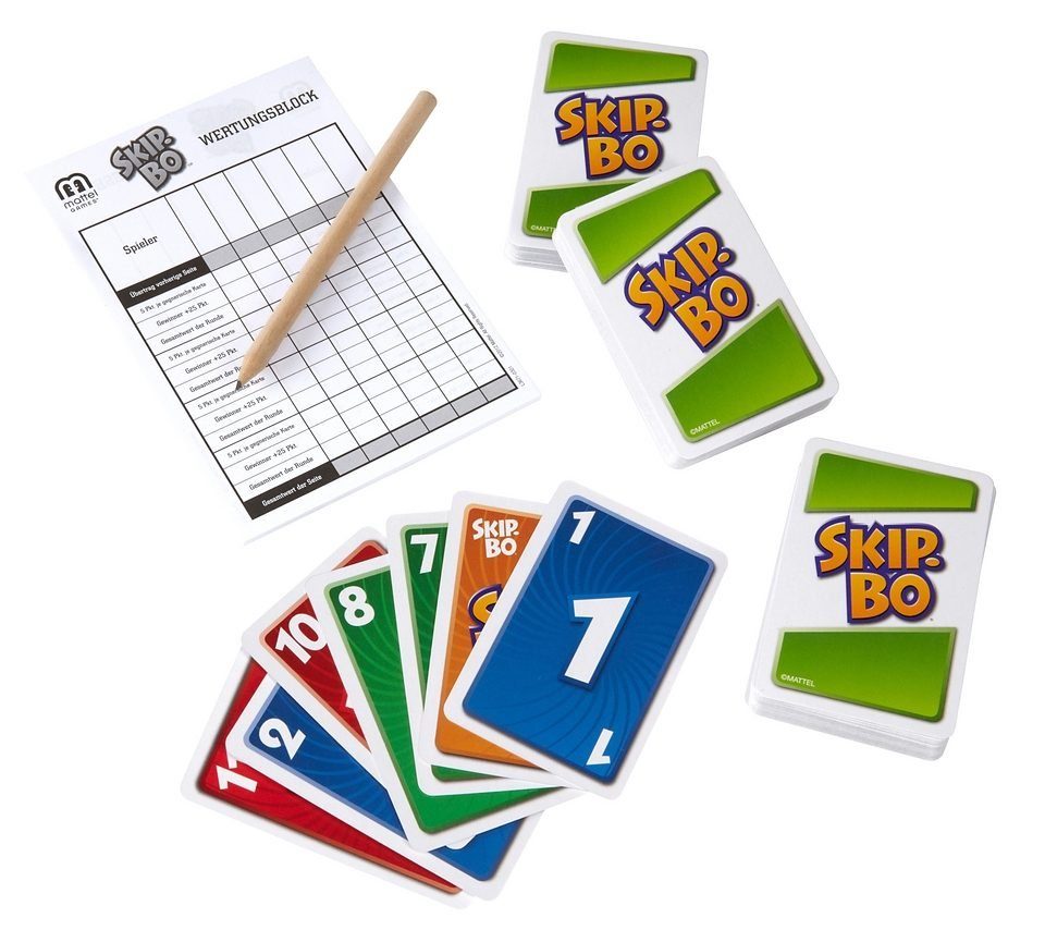 Deluxe Mattel Spiel, Skip-Bo Metallbox games