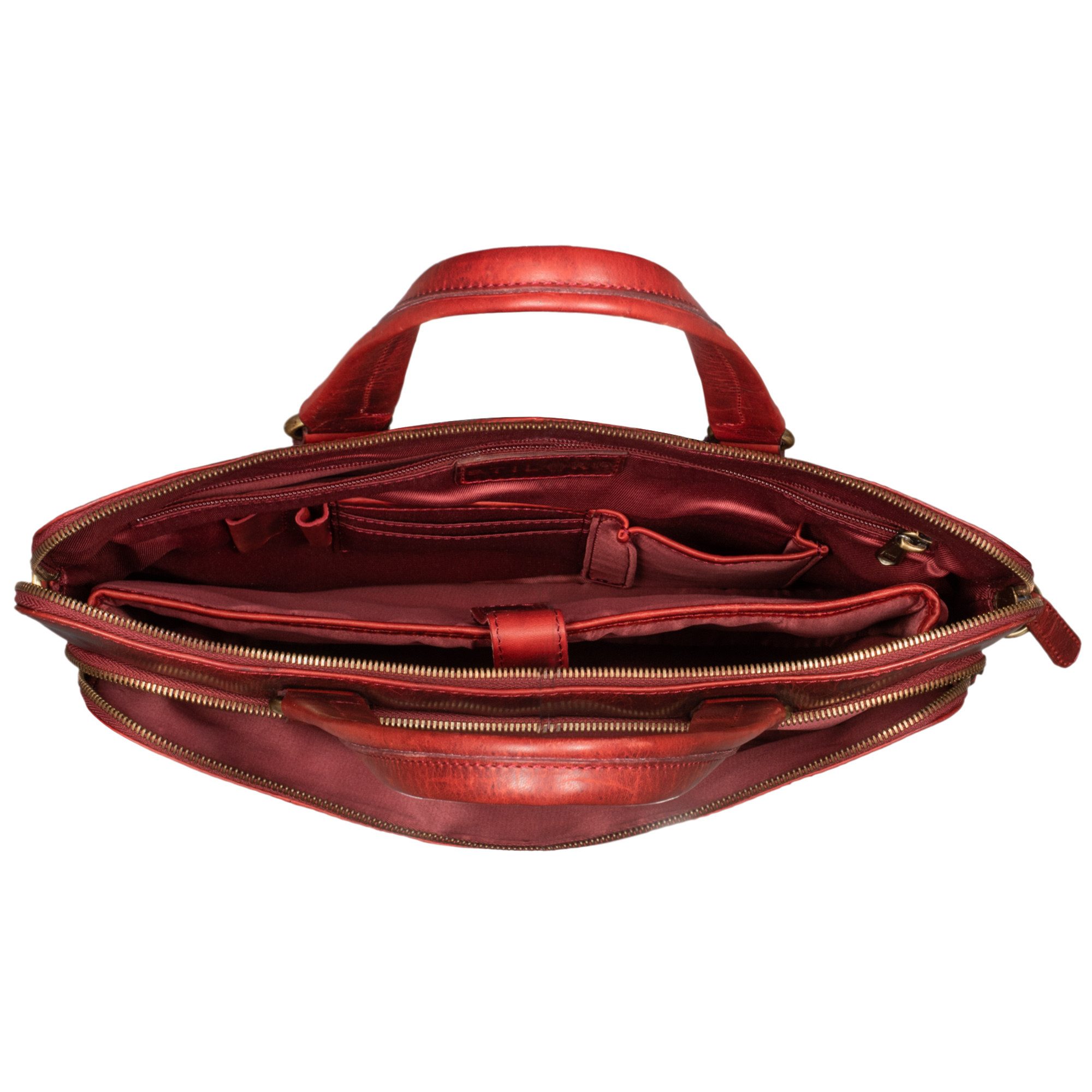 STILORD Handtasche "Lory" Aktentasche Damen Leder